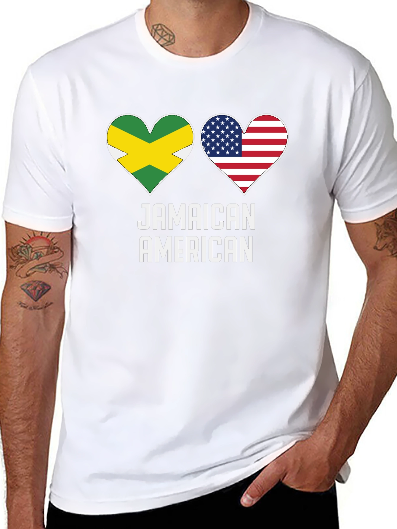 Jamaican American Pride T-Shirt