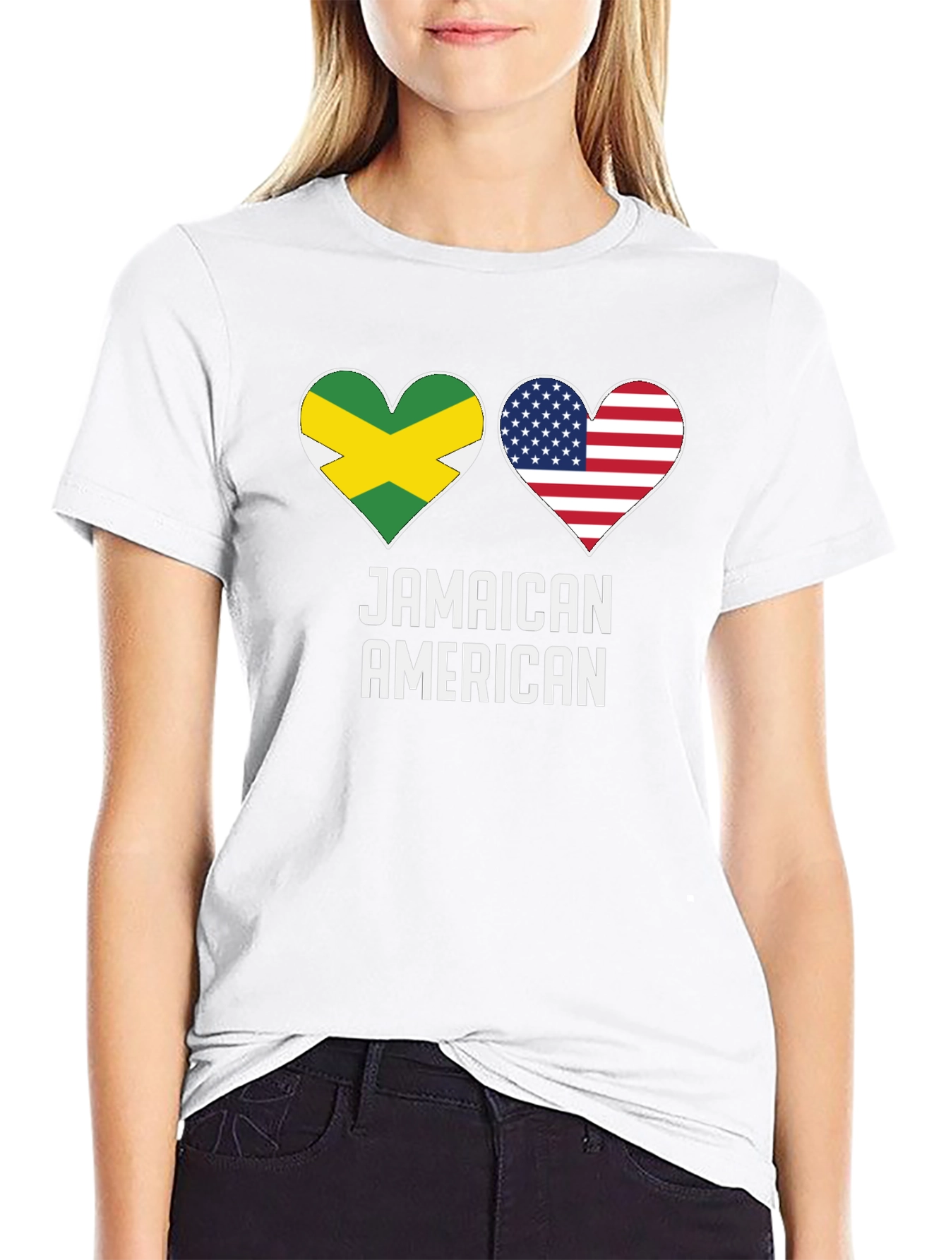 Jamaican American Pride T-Shirt