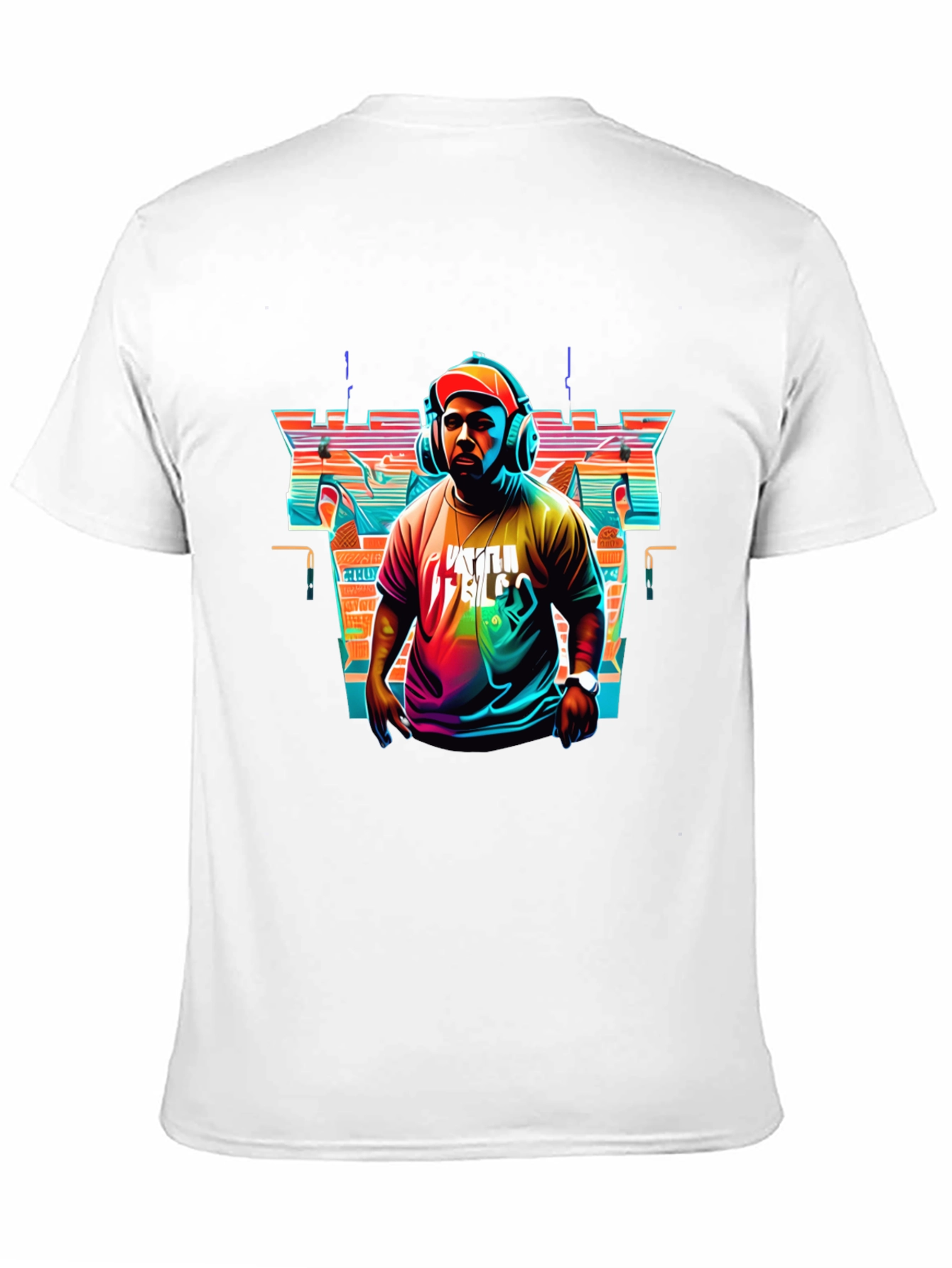 Retro DJ Graphic Tee - Stylish Music Lover T-Shirt