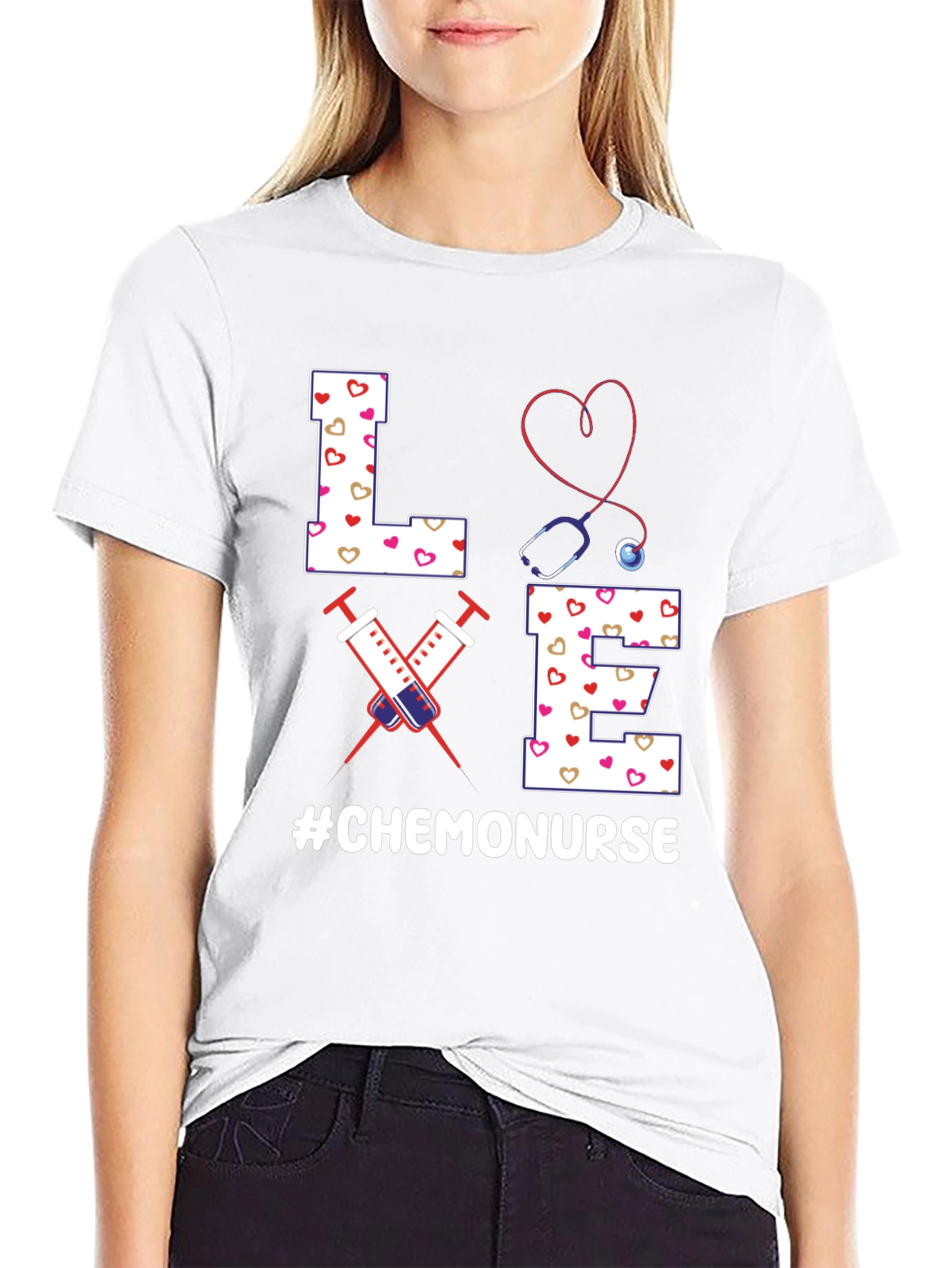 Chemo Nurse Love T-Shirt Nurse Appreciation Tee