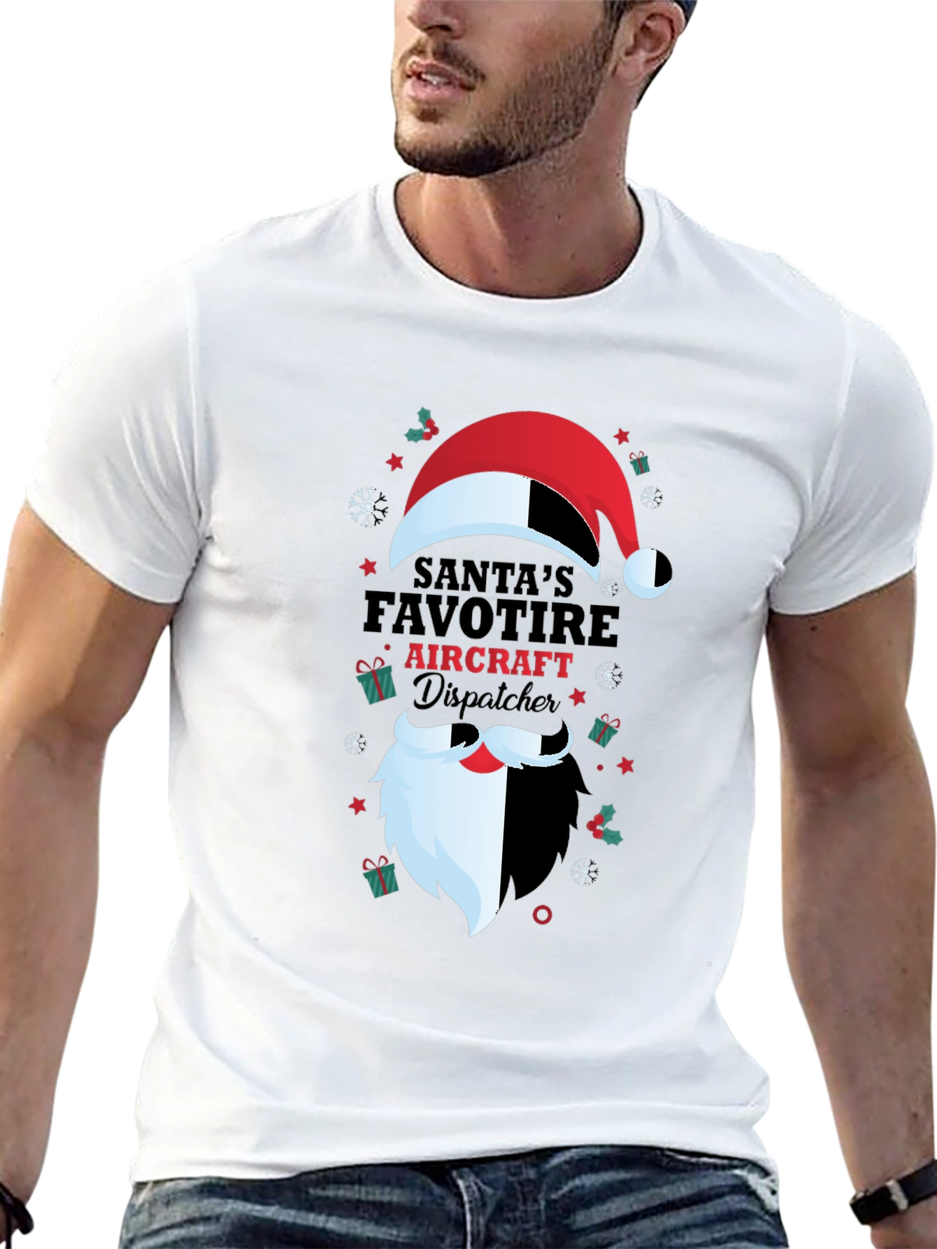Santas Aircraft Dispatcher T-Shirt