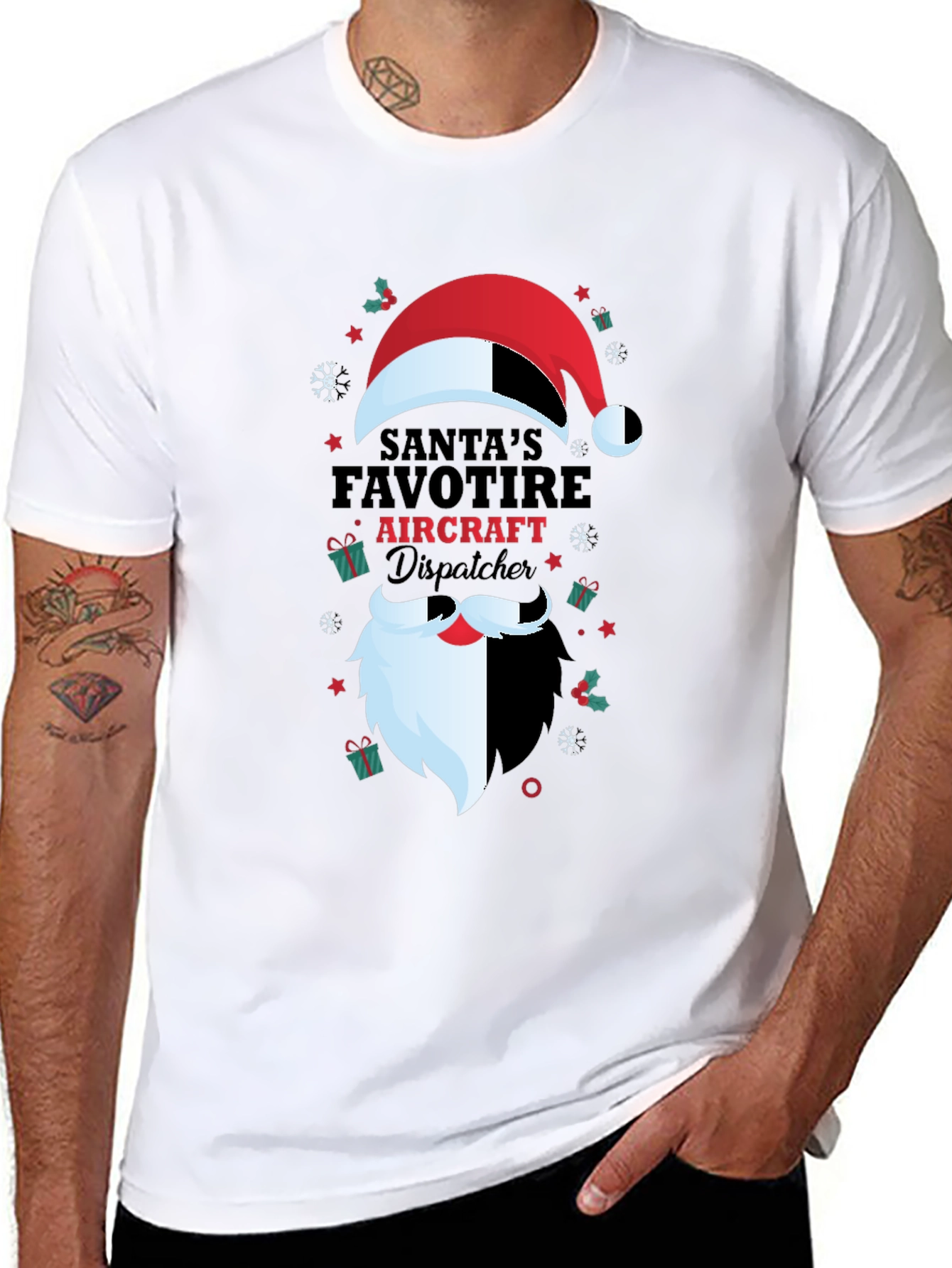 Santas Aircraft Dispatcher T-Shirt