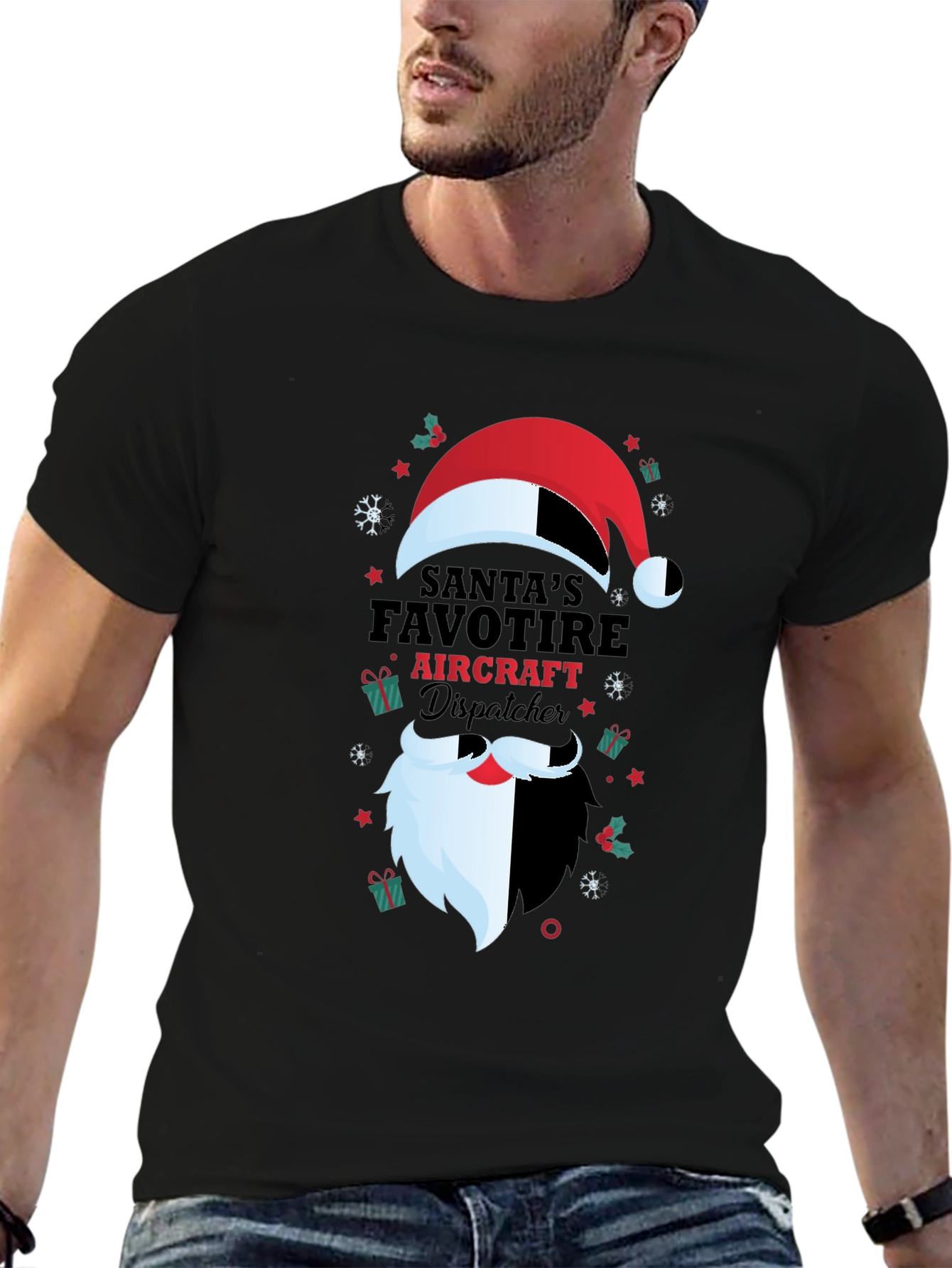 Santas Aircraft Dispatcher T-Shirt