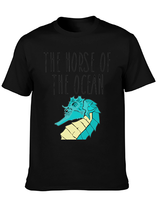 The Horse of The Ocean Seahorse Graphic T-Shirt