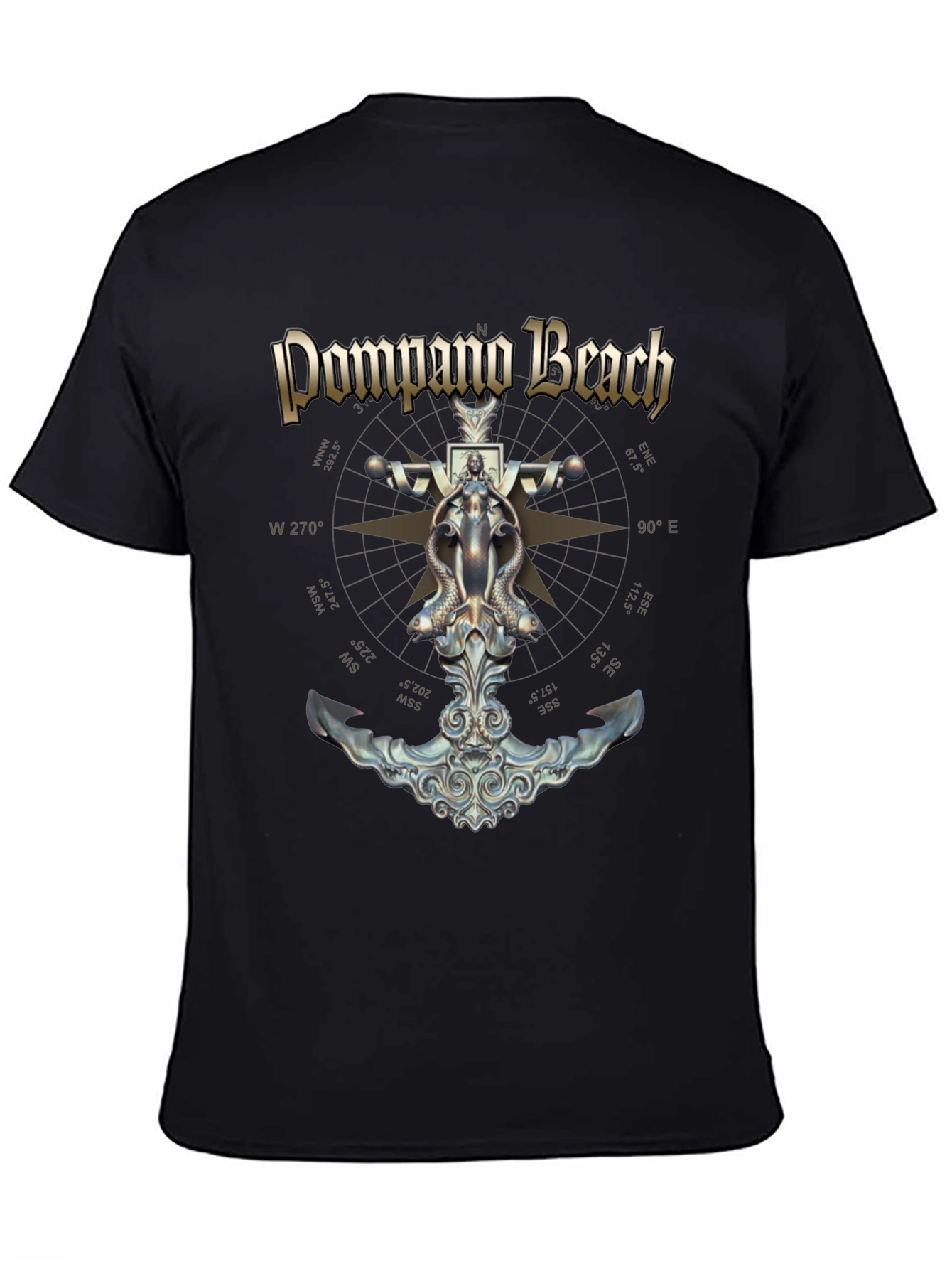 Pompano Beach Anchor Graphic T-Shirt
