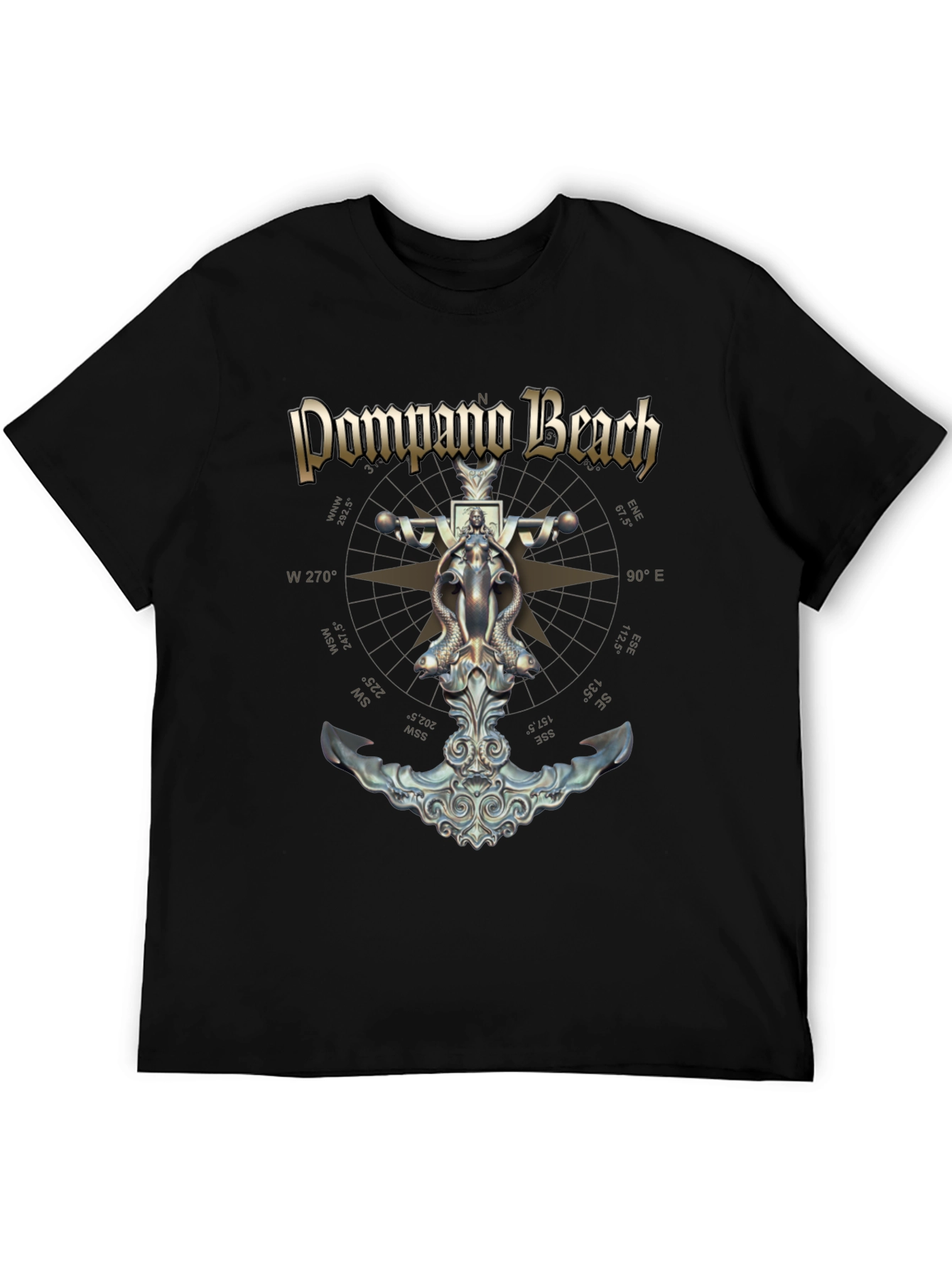Pompano Beach Anchor Graphic T-Shirt