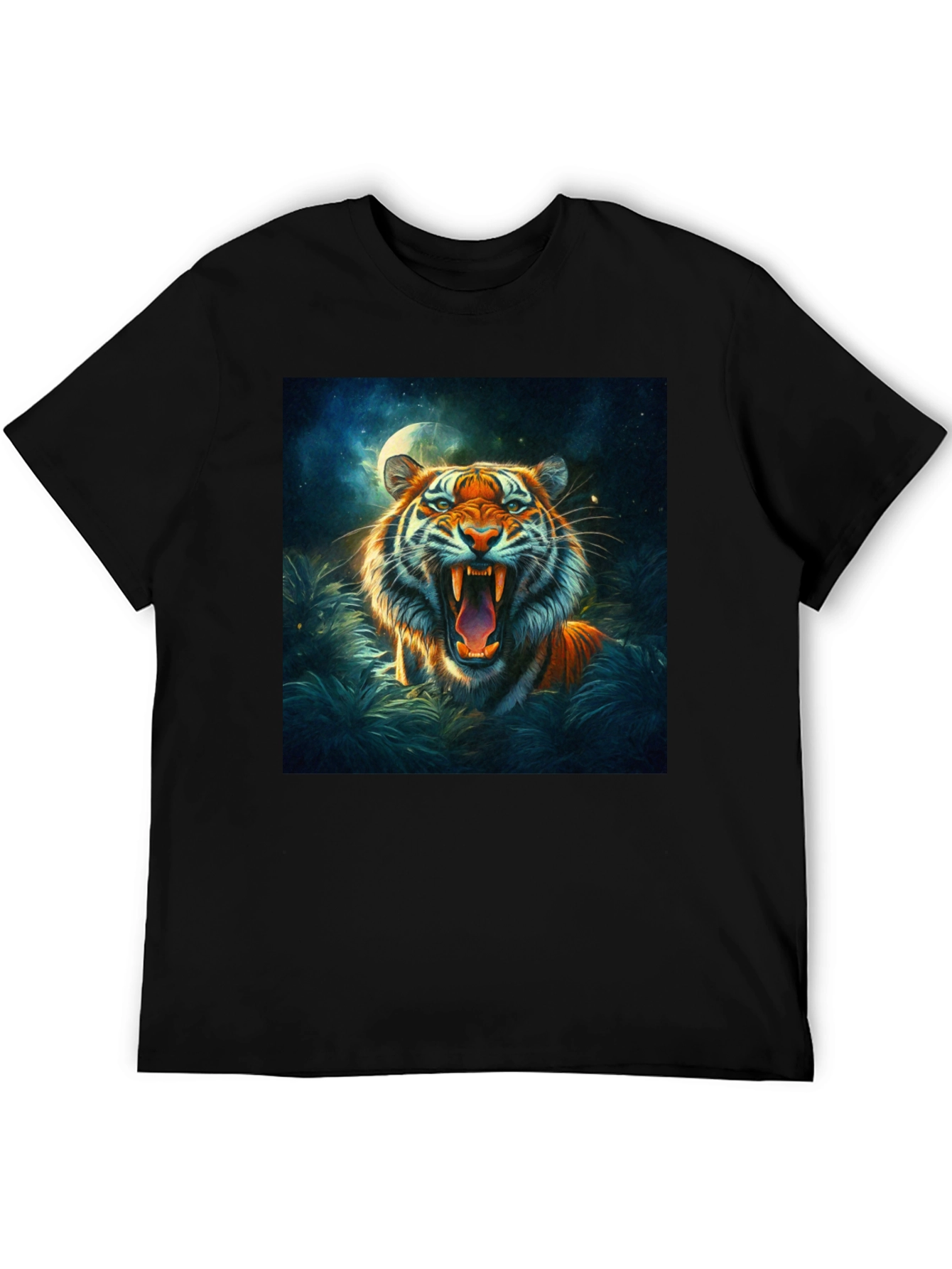 Tiger Graphic Tee - Bold Animal Print Shirt