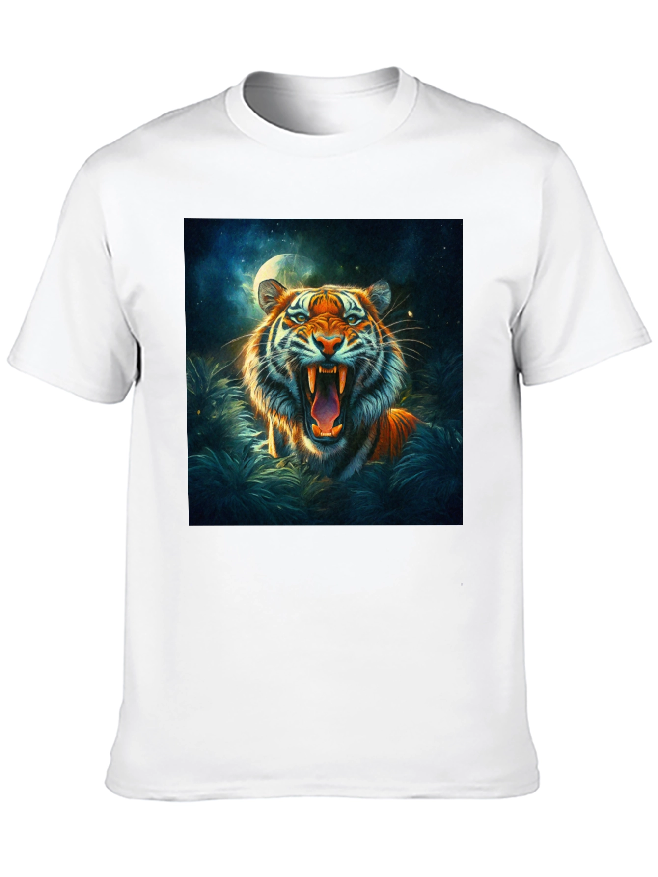 Tiger Graphic Tee - Bold Animal Print Shirt