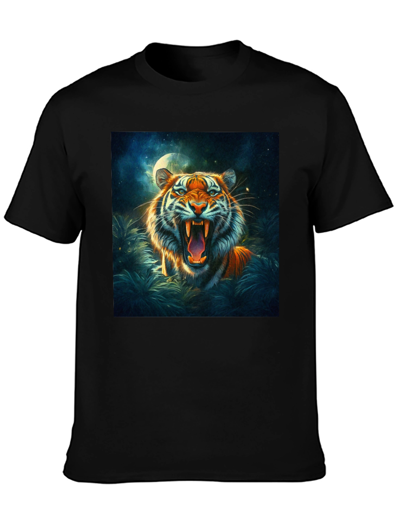 Tiger Graphic Tee - Bold Animal Print Shirt