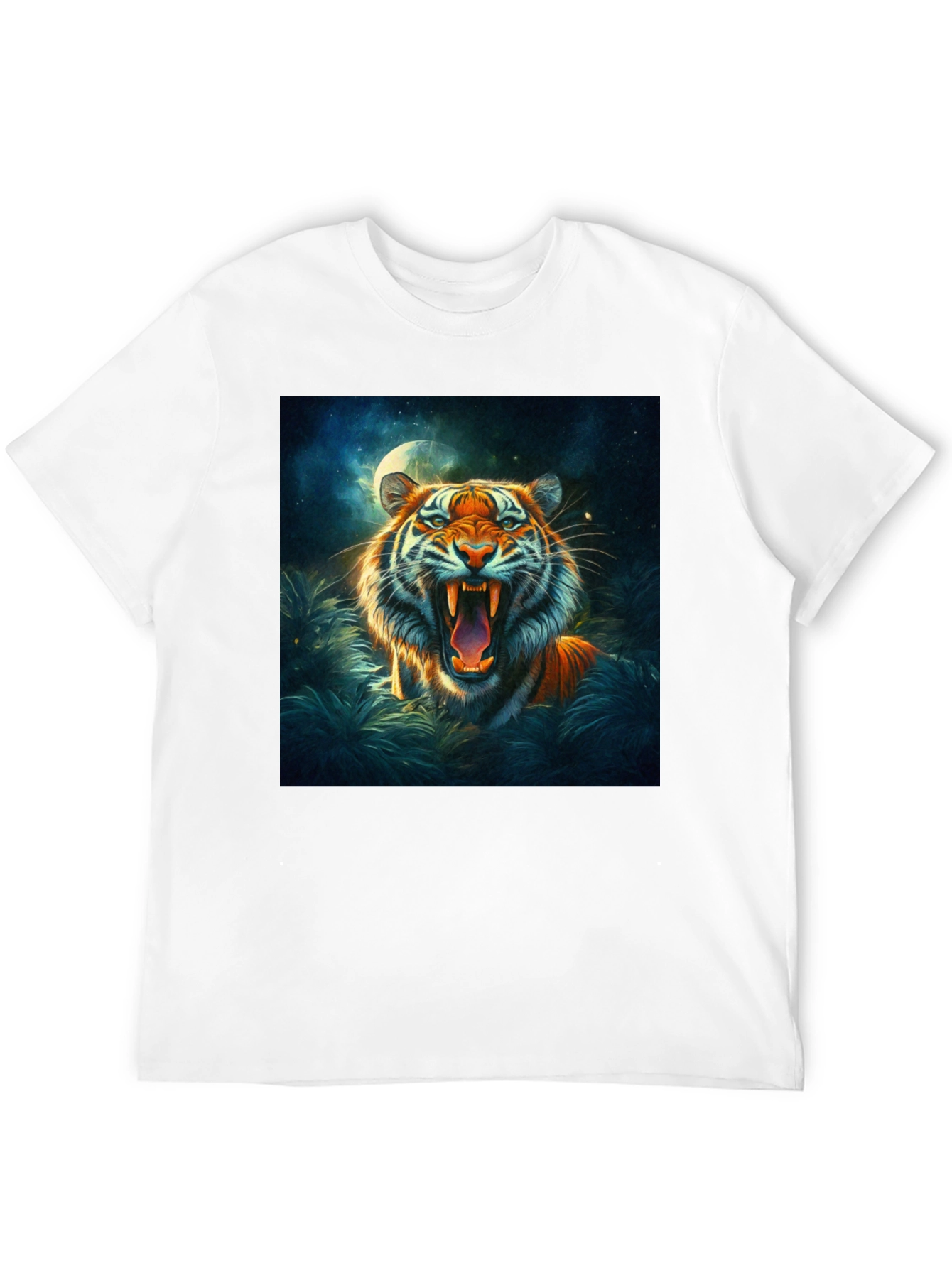 Tiger Graphic Tee - Bold Animal Print Shirt