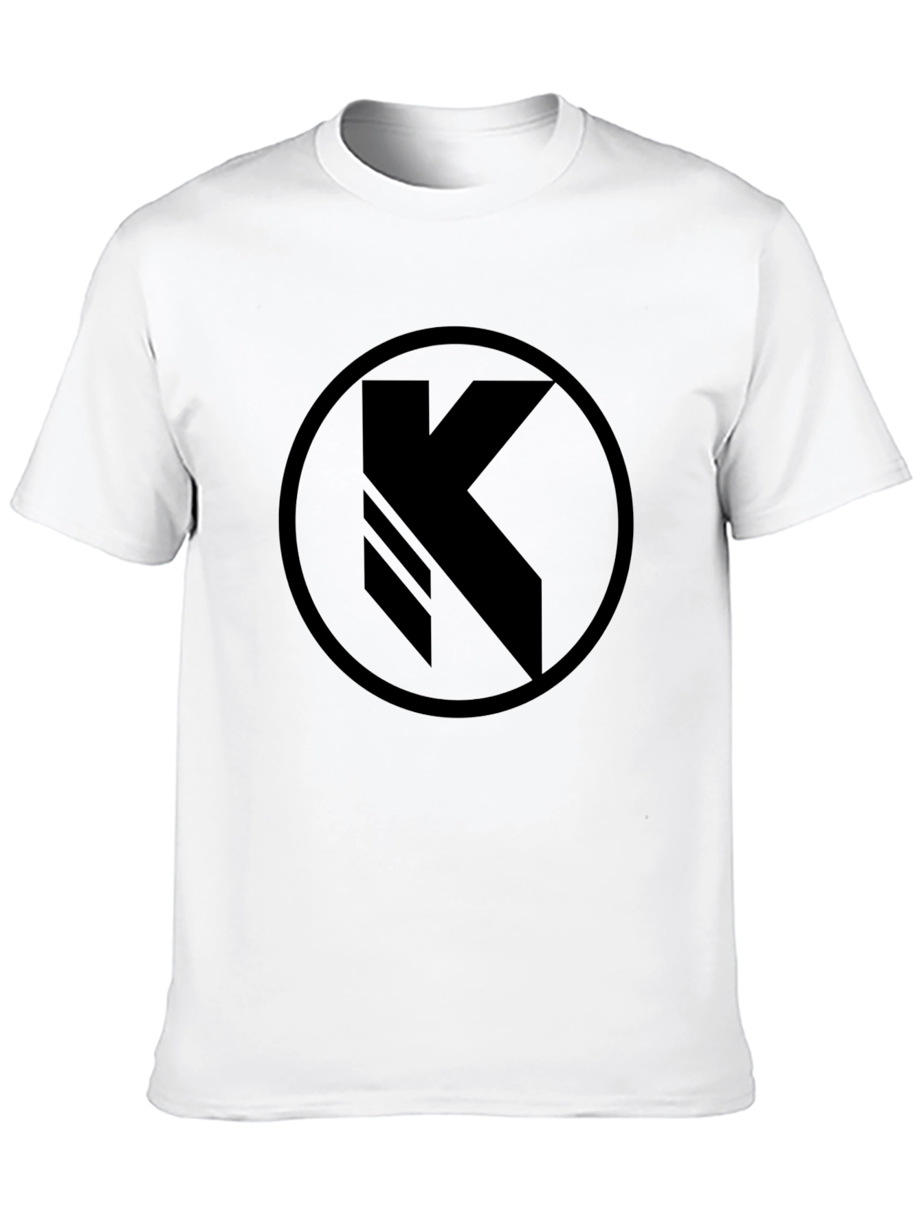 Black T-Shirt with K Circle Logo