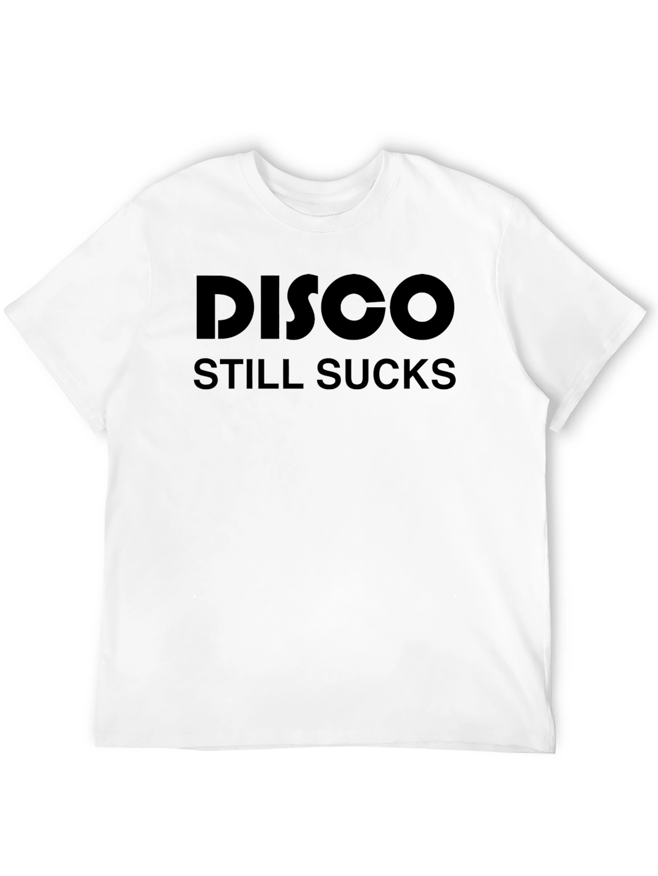 Disco Still Sucks T-Shirt - Black Graphic Tee