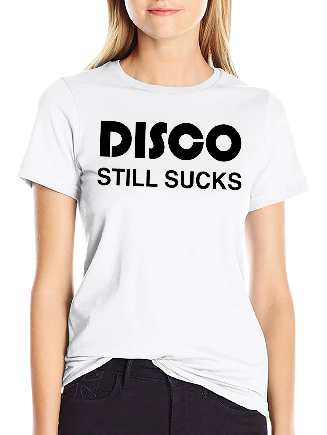 Disco Still Sucks T-Shirt - Black Graphic Tee