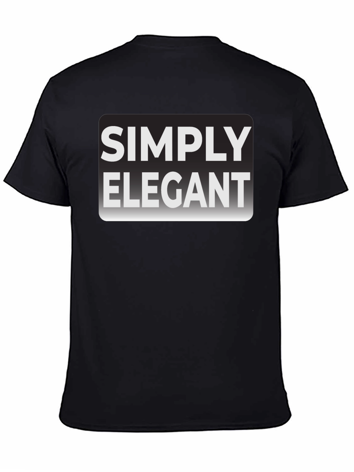 Simply Elegant Black T-Shirt