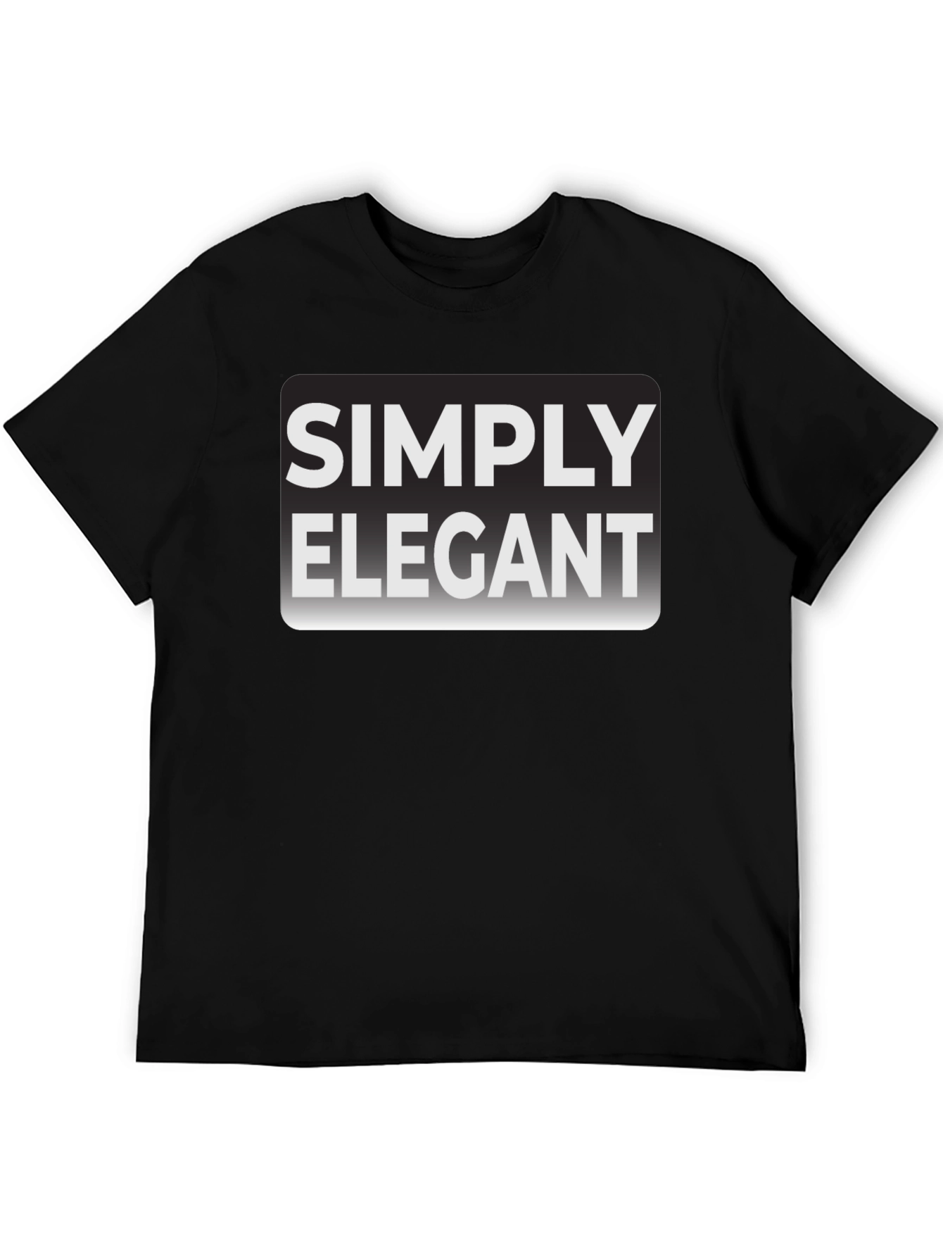 Simply Elegant Black T-Shirt