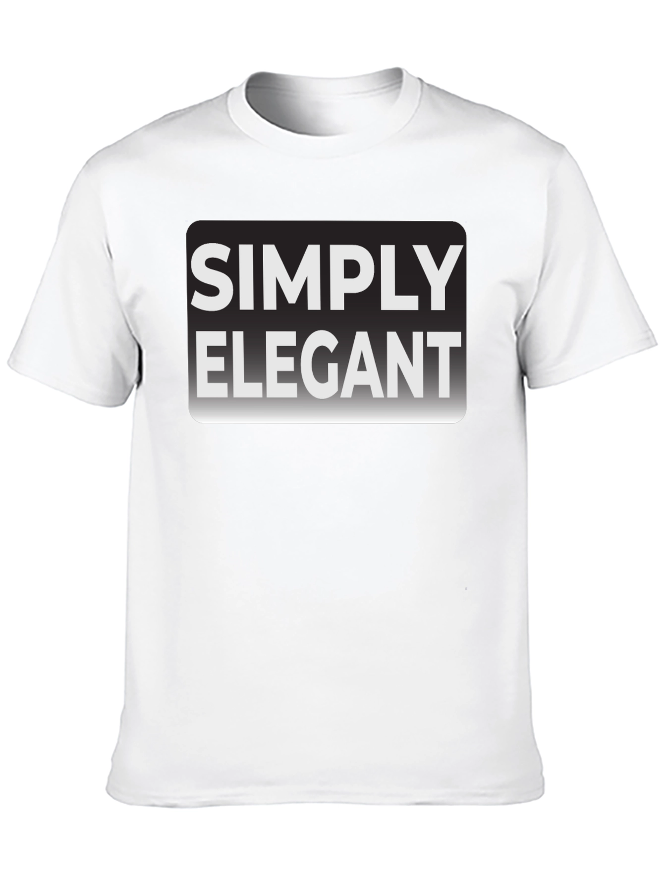 Simply Elegant Black T-Shirt