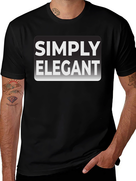 Simply Elegant Black T-Shirt