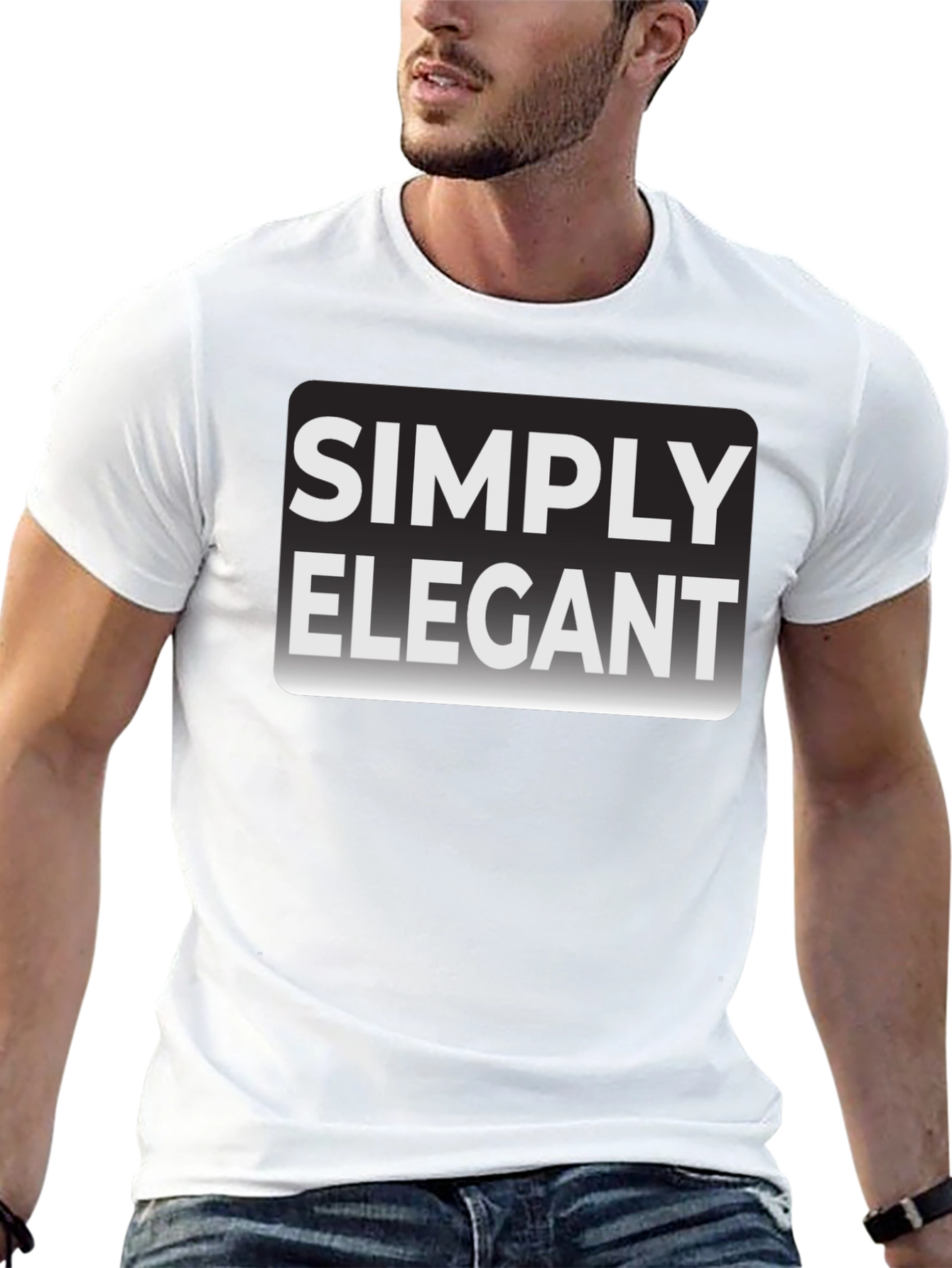 Simply Elegant Black T-Shirt