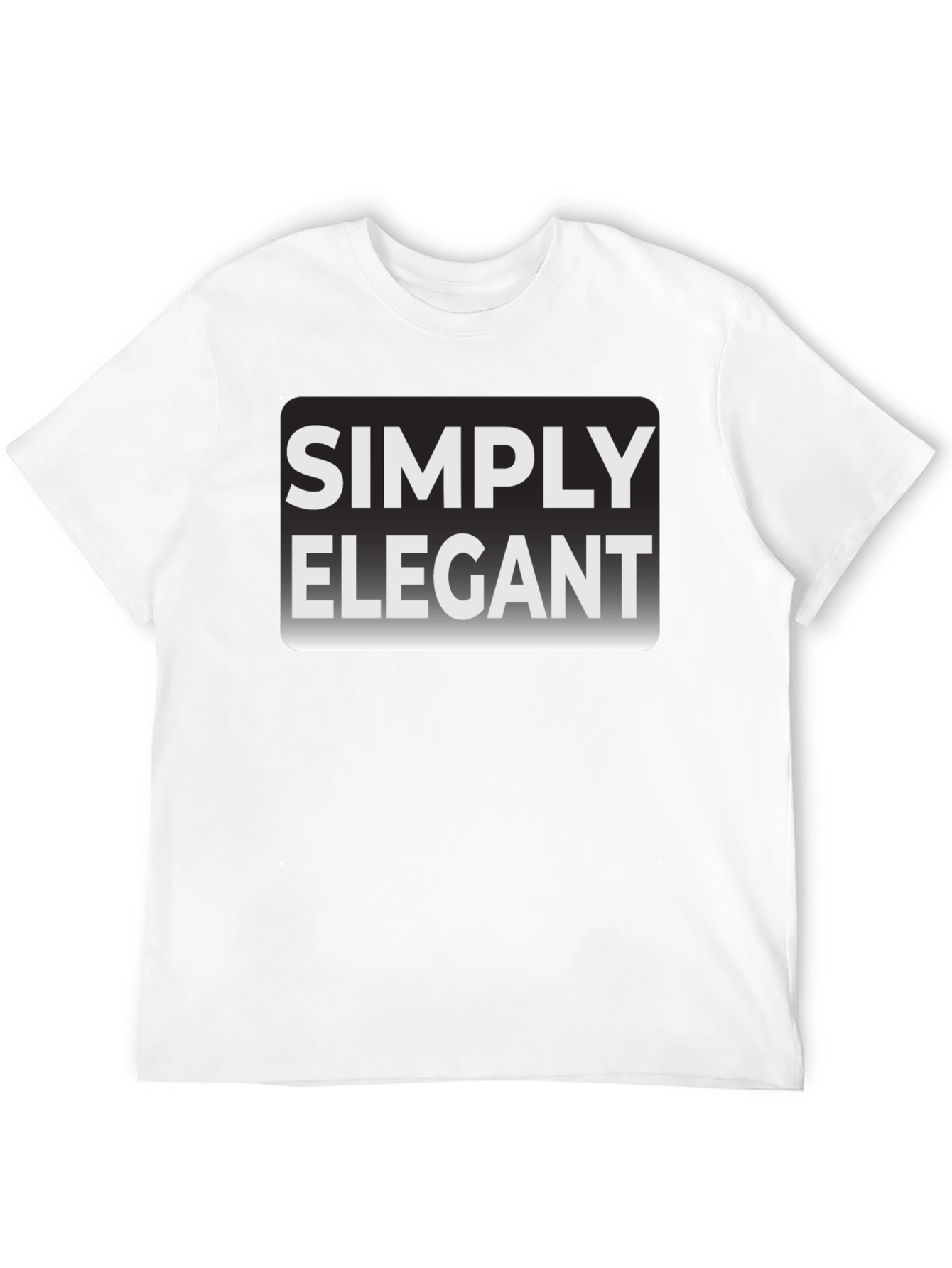 Simply Elegant Black T-Shirt