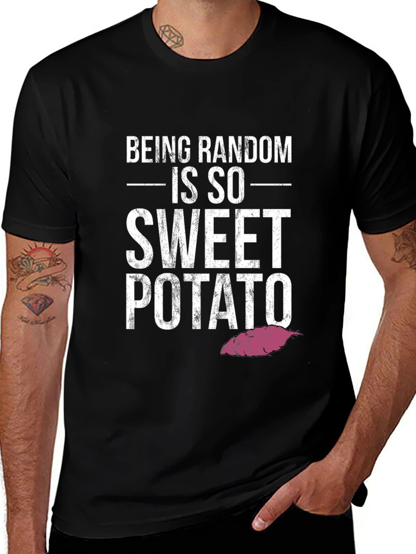 Being Random Sweet Potato Graphic Tee