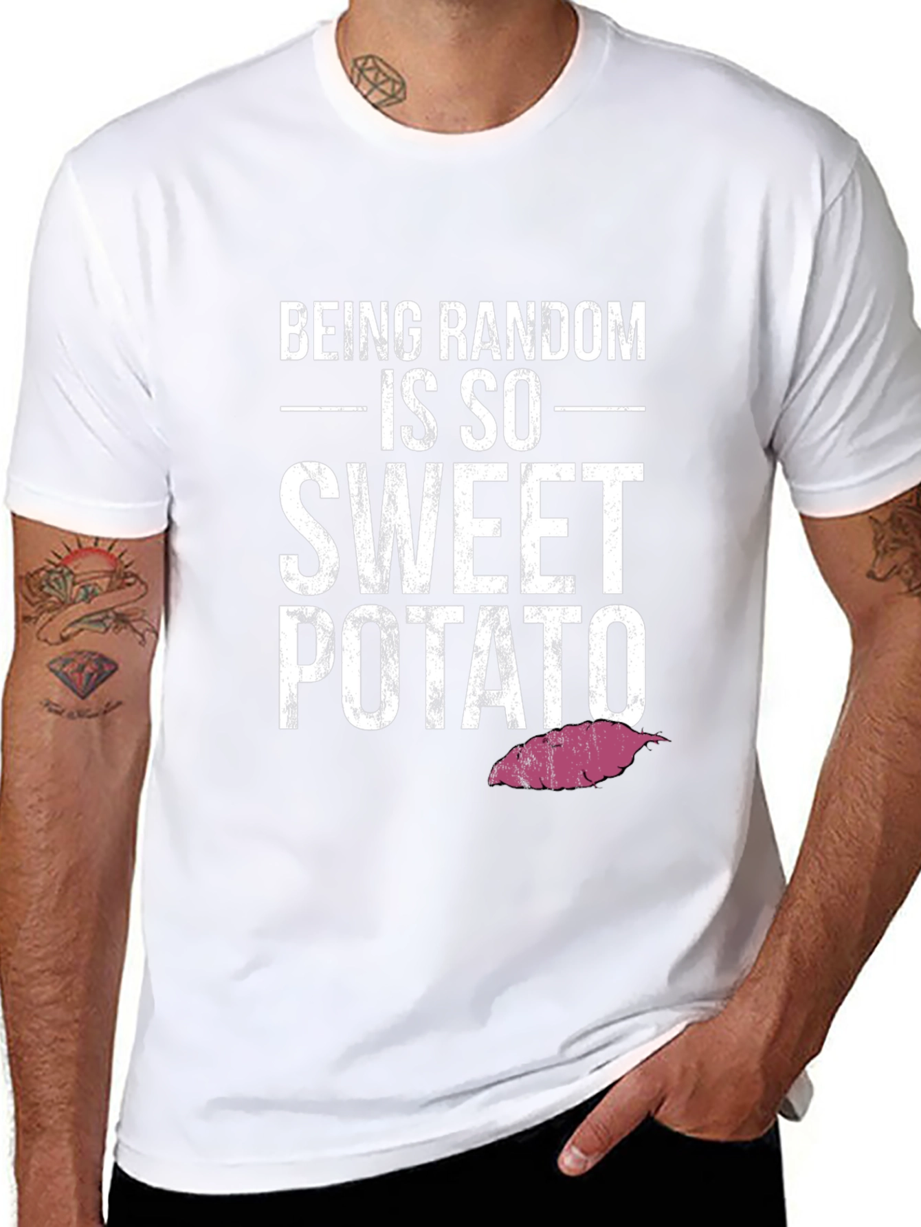 Being Random Sweet Potato Graphic Tee