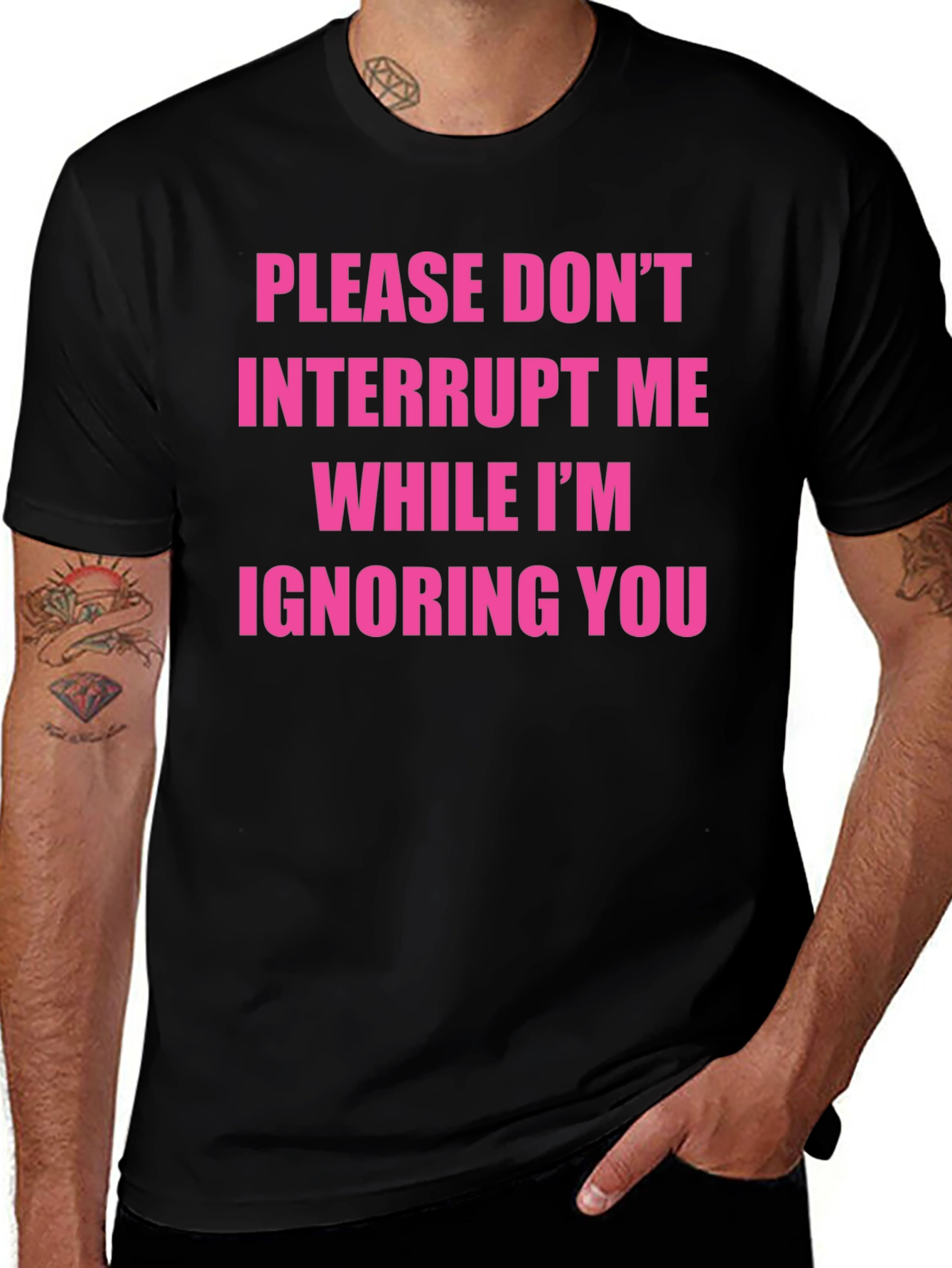 Funny Sarcastic Graphic Tee - Ignore You