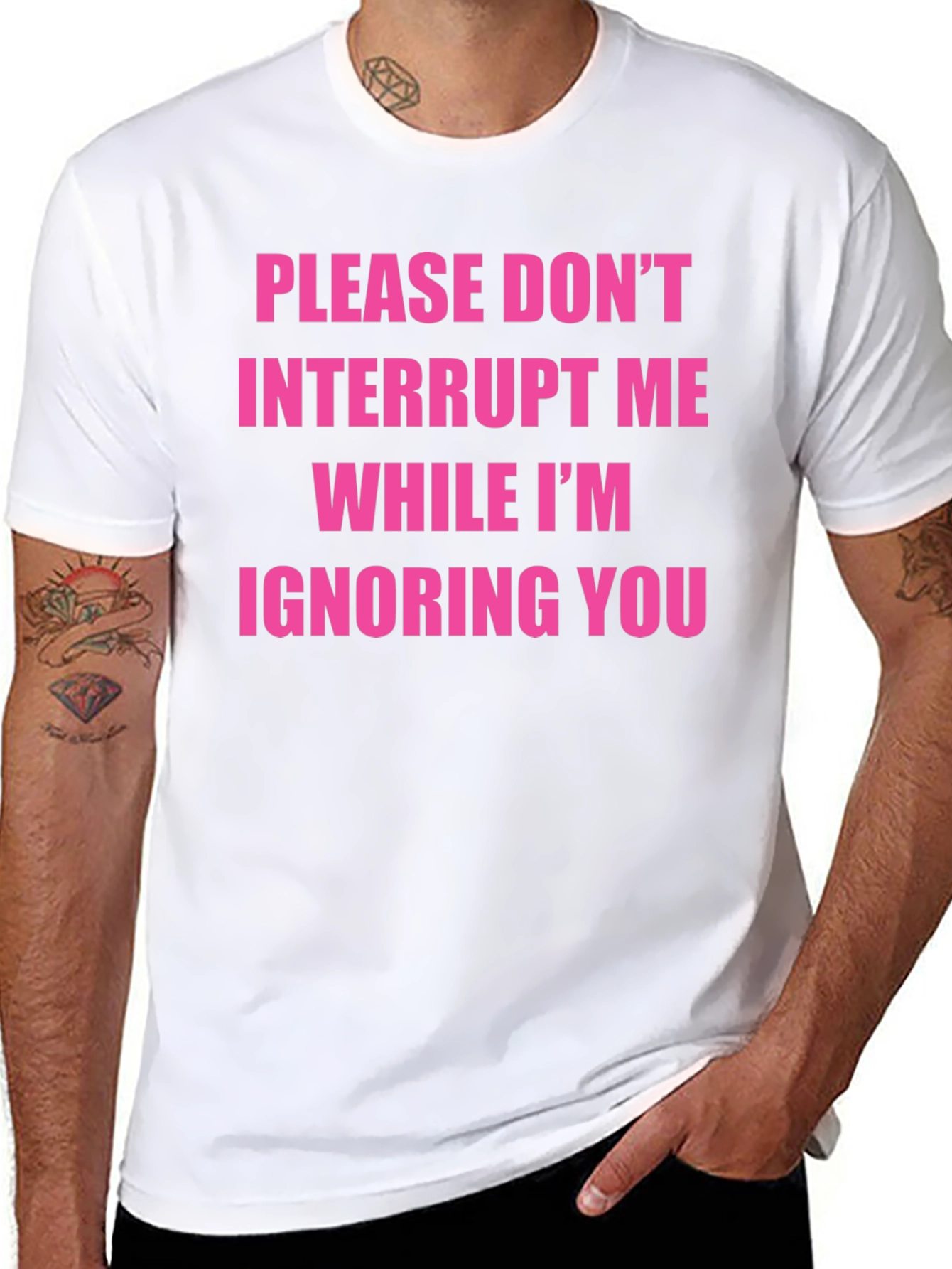 Funny Sarcastic Graphic Tee - Ignore You