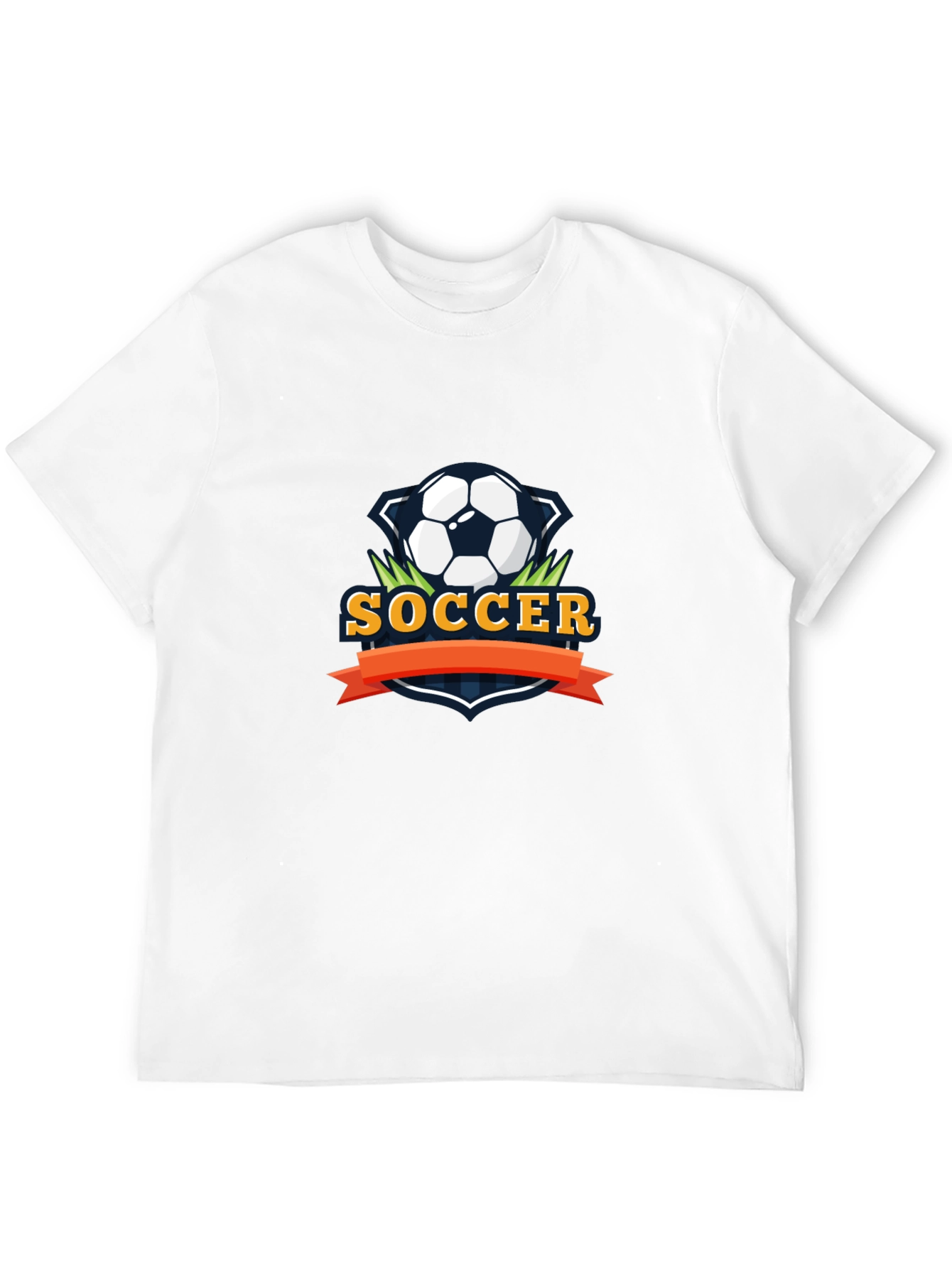 Soccer Graphic Tee - Stylish Black Cotton T-Shirt