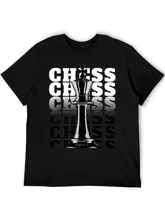 Chess King Graphic T-Shirt - Black