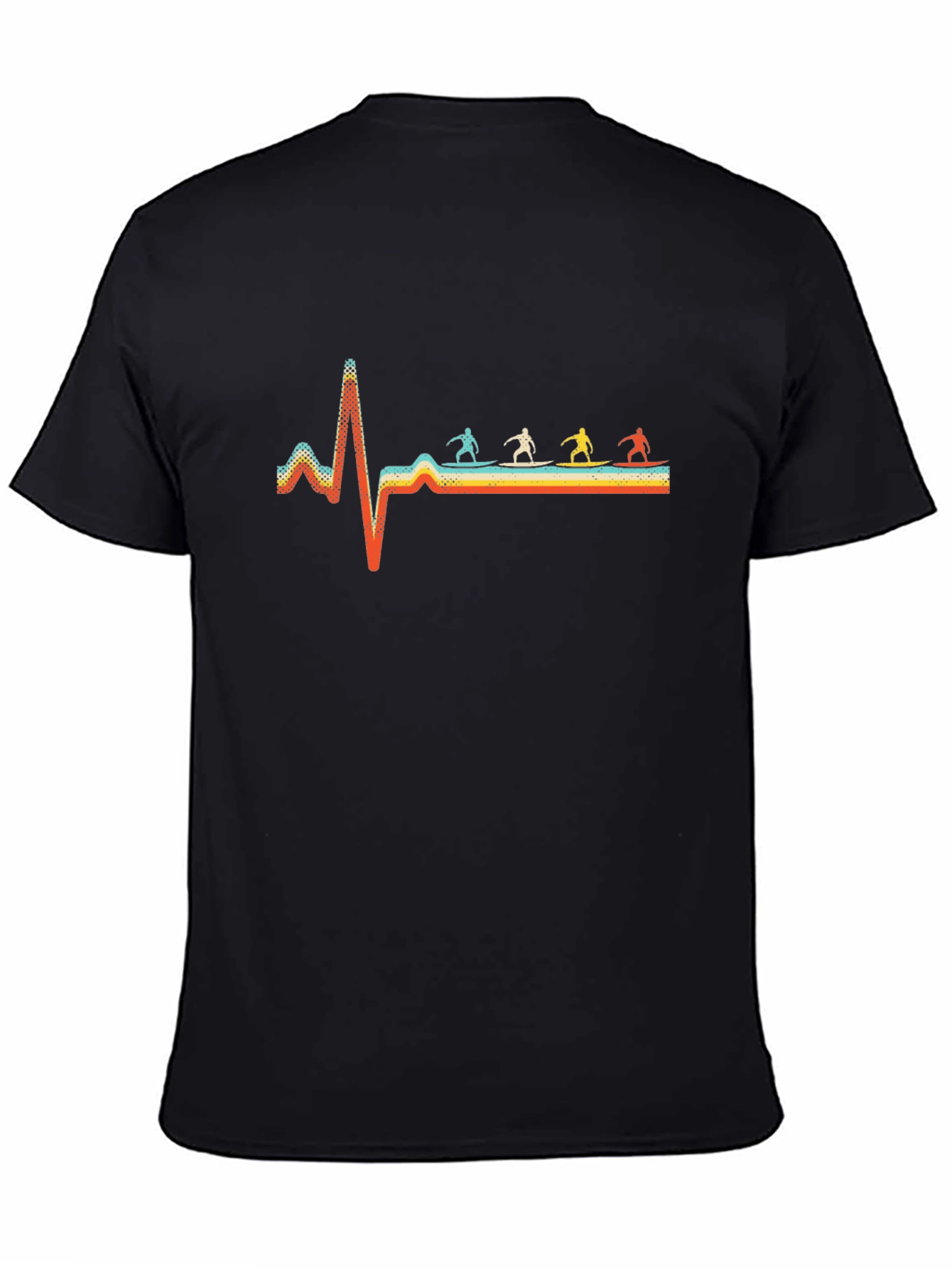 Surfing Heartbeat Graphic Tee