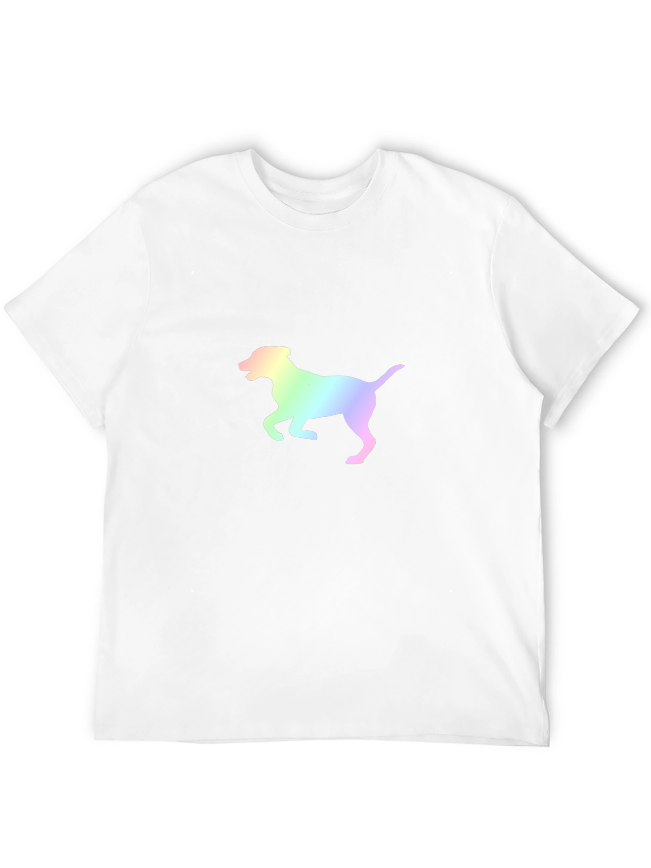 Rainbow Dog Graphic Tee - Stylish Unisex Shirt