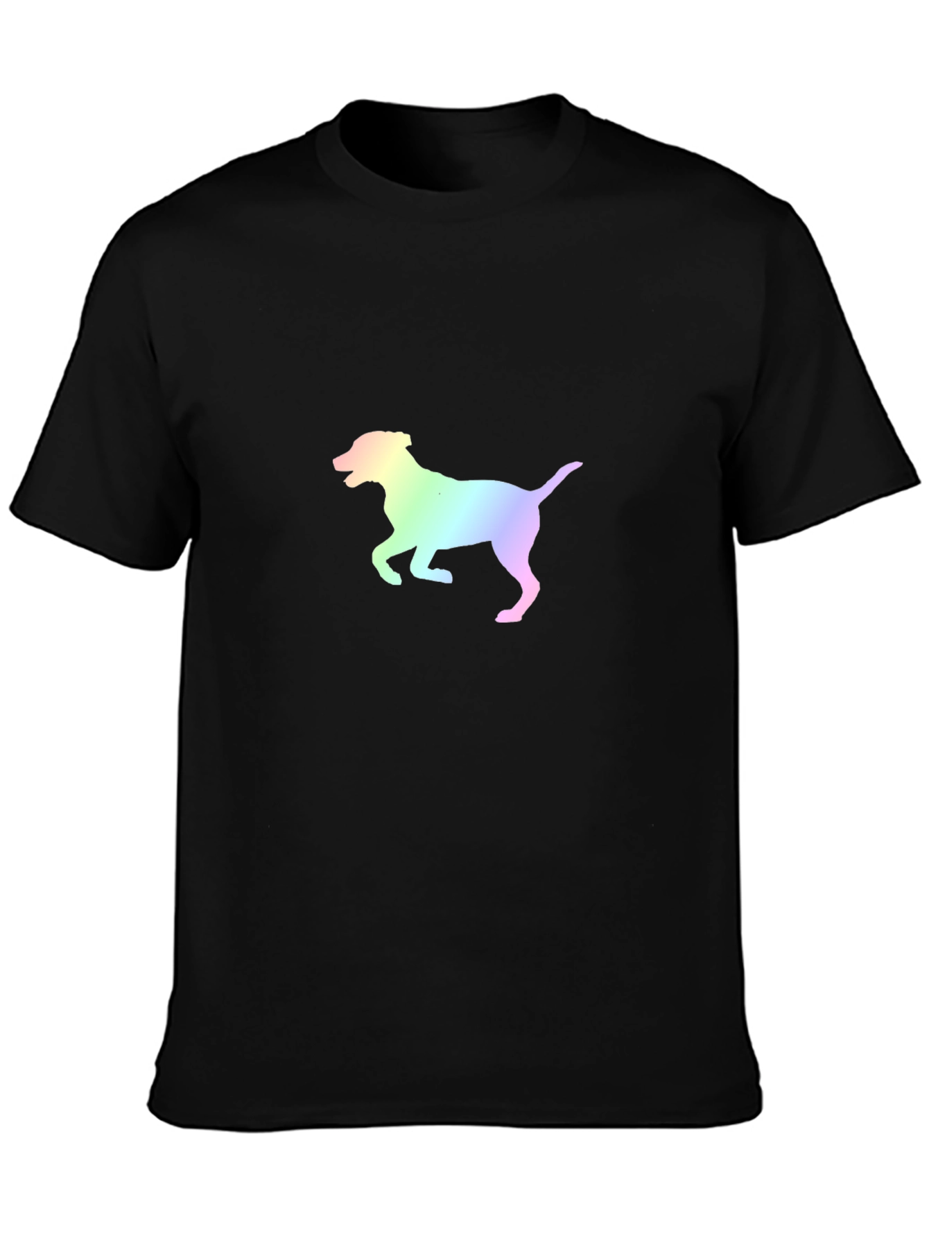 Rainbow Dog Graphic Tee - Stylish Unisex Shirt