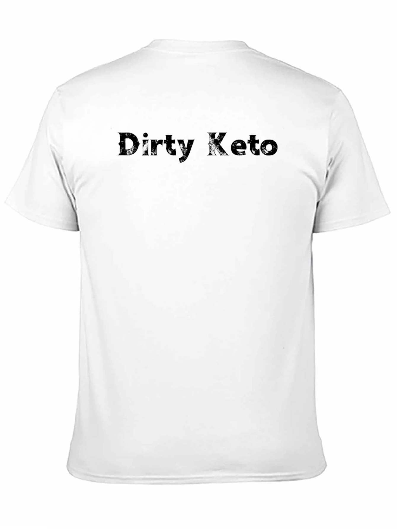 Dirty Keto T-Shirt - Black Casual Fit