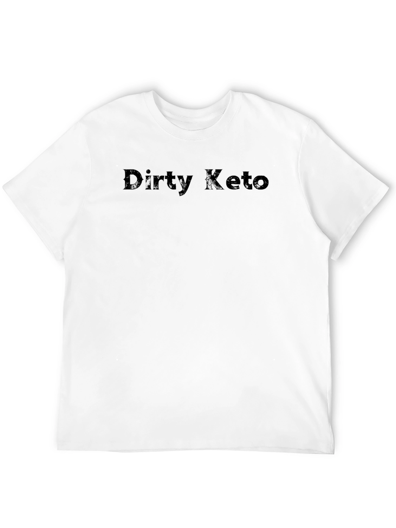 Dirty Keto T-Shirt - Black Casual Fit
