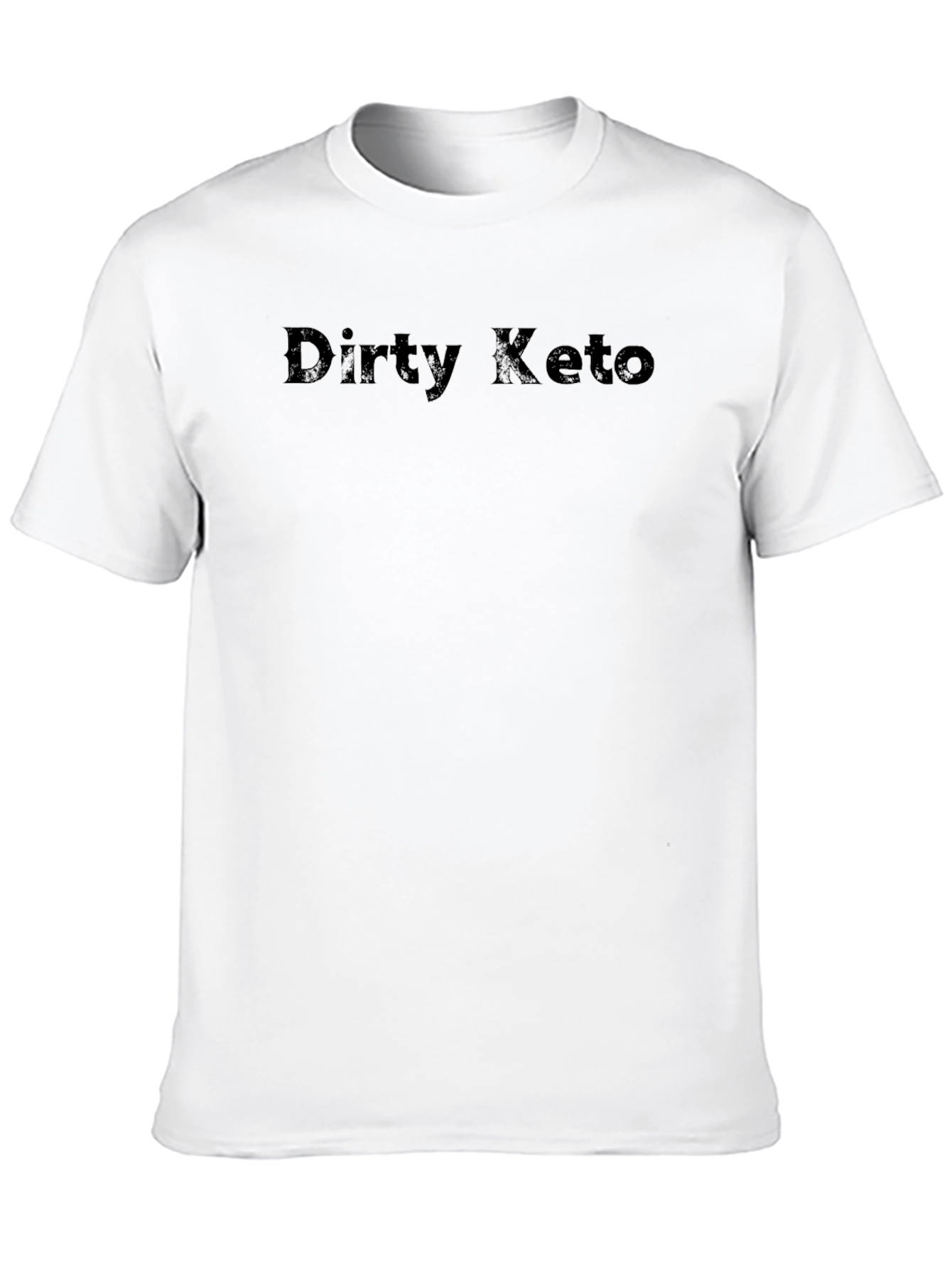 Dirty Keto T-Shirt - Black Casual Fit