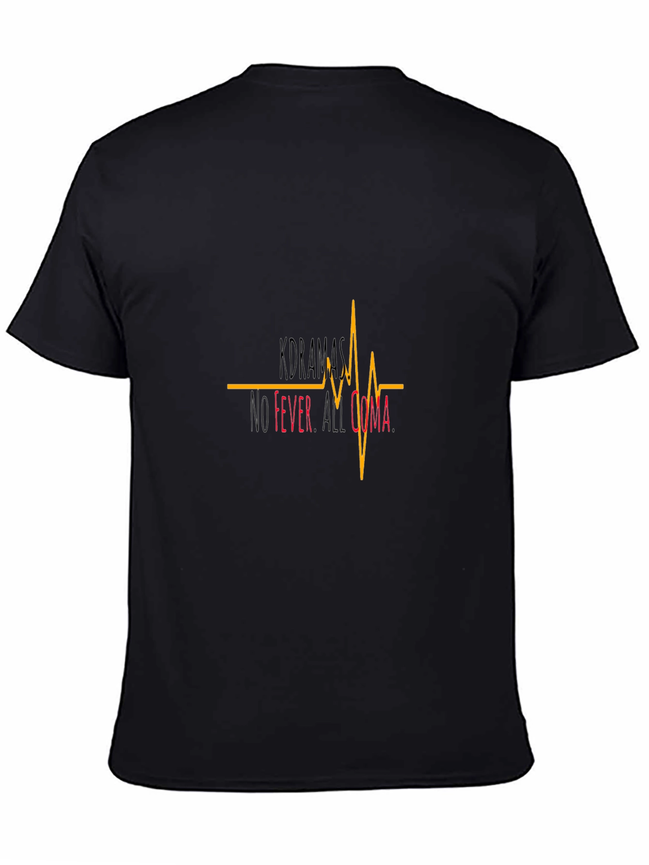 No Fever All Coma Graphic Tee - Black