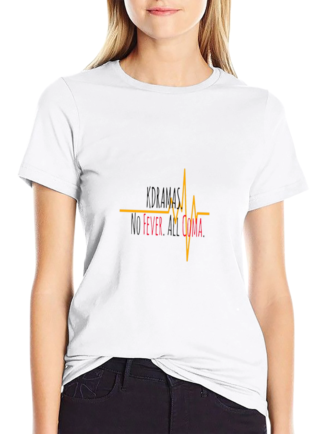 No Fever All Coma Graphic Tee - Black