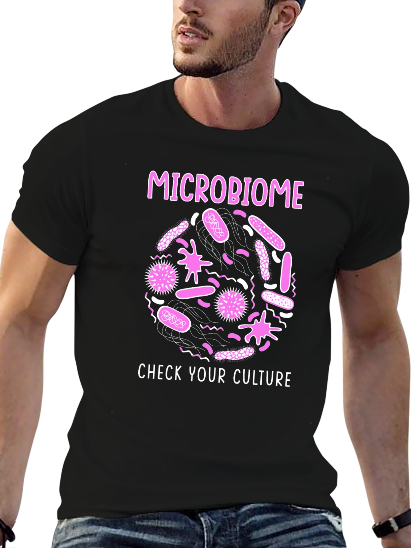 Microbiome Check Your Culture Graphic T-Shirt