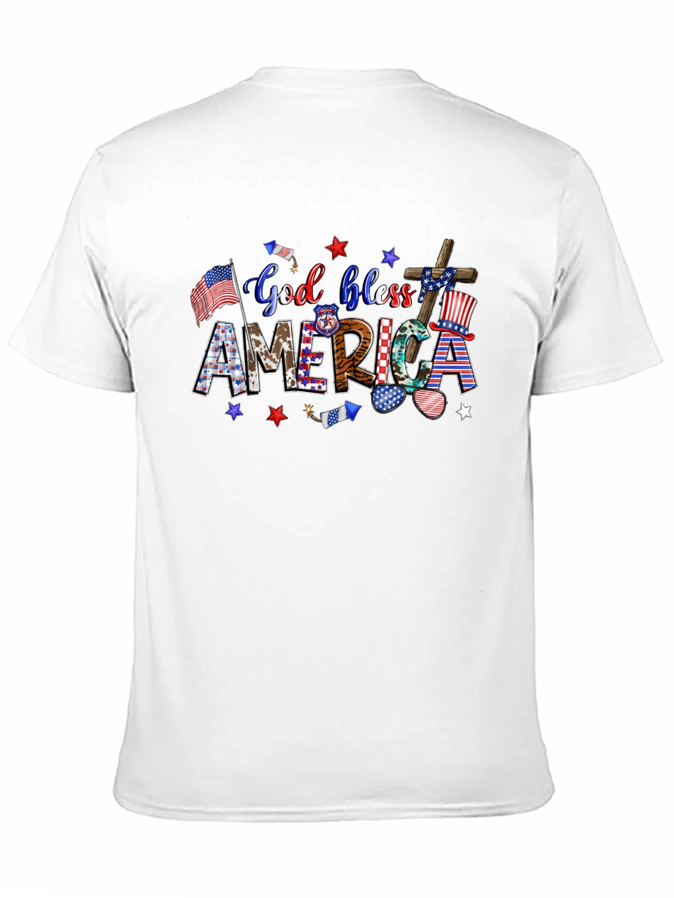 God Bless America Patriotic T-Shirt