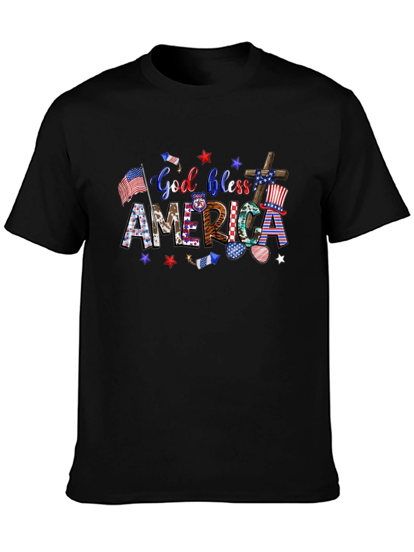 God Bless America Patriotic T-Shirt