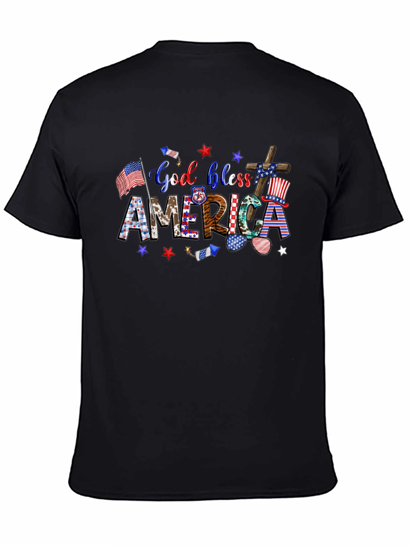 God Bless America Patriotic T-Shirt