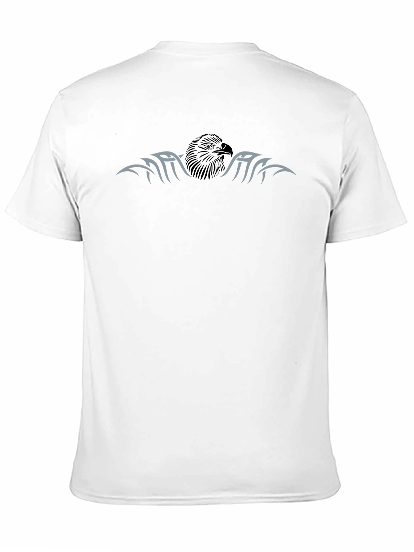 Mens Black Eagle Graphic T-Shirt