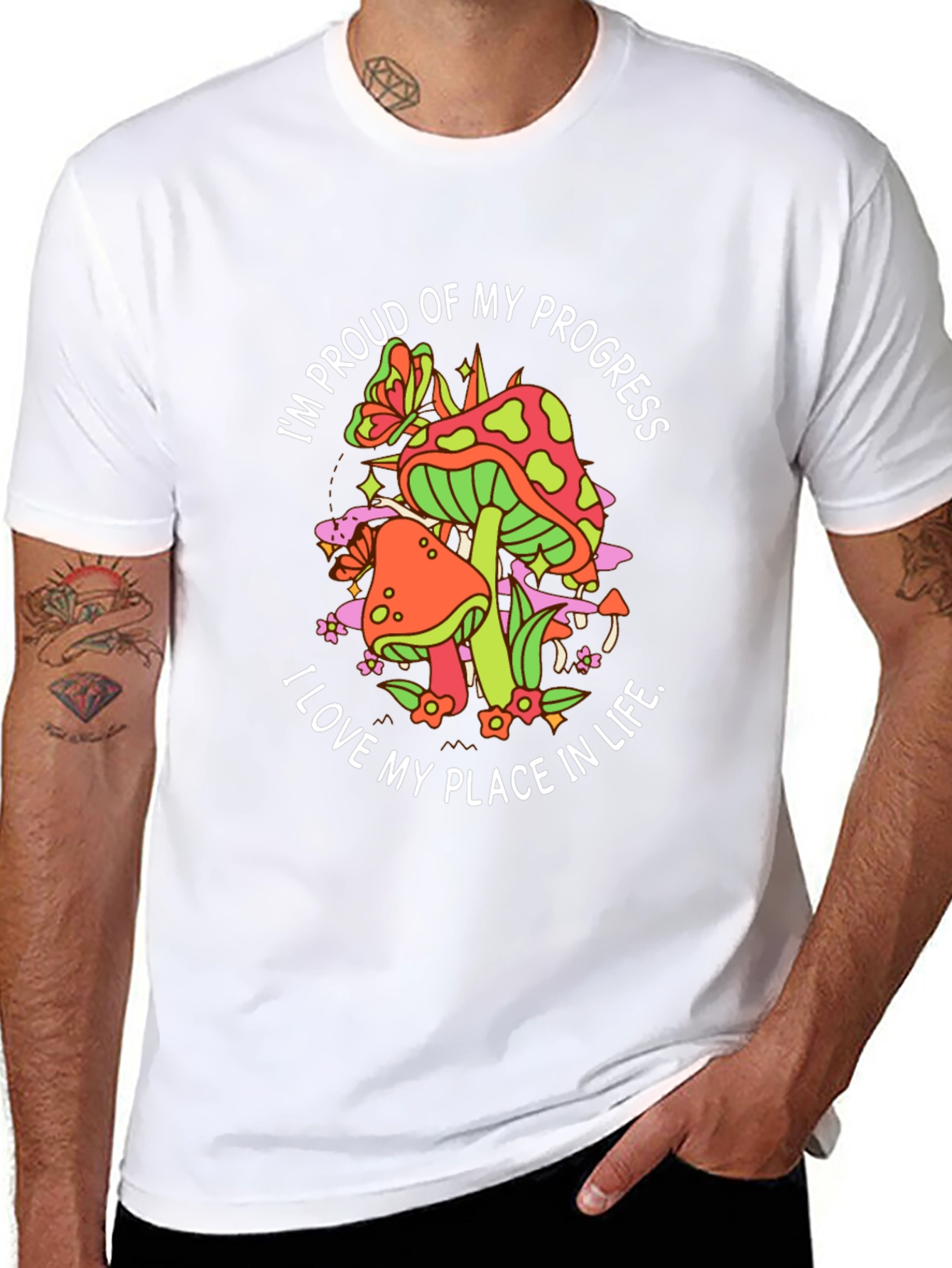 Progressive Mushroom Graphic Tee