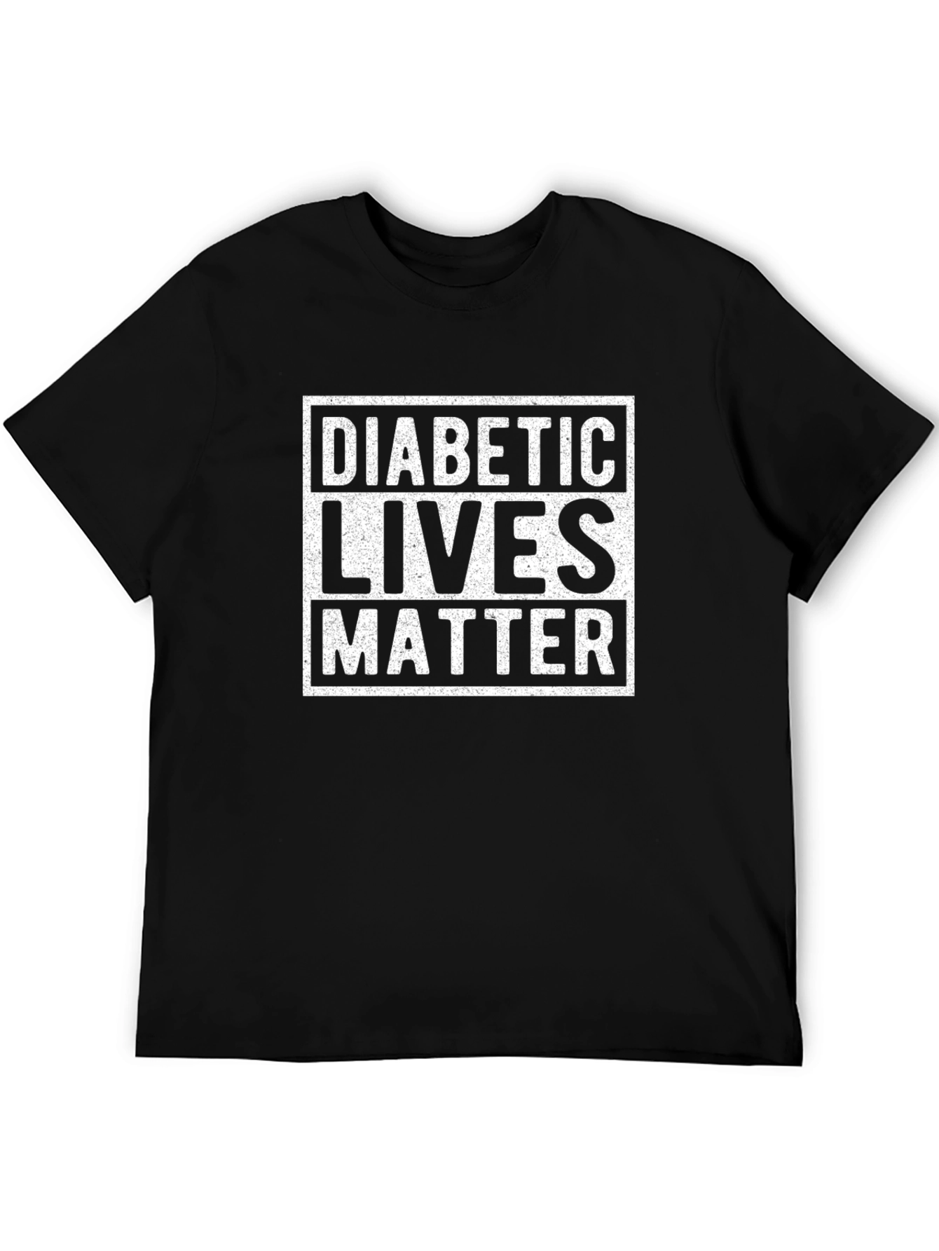 Diabetic Lives Matter Graphic Tee - Black