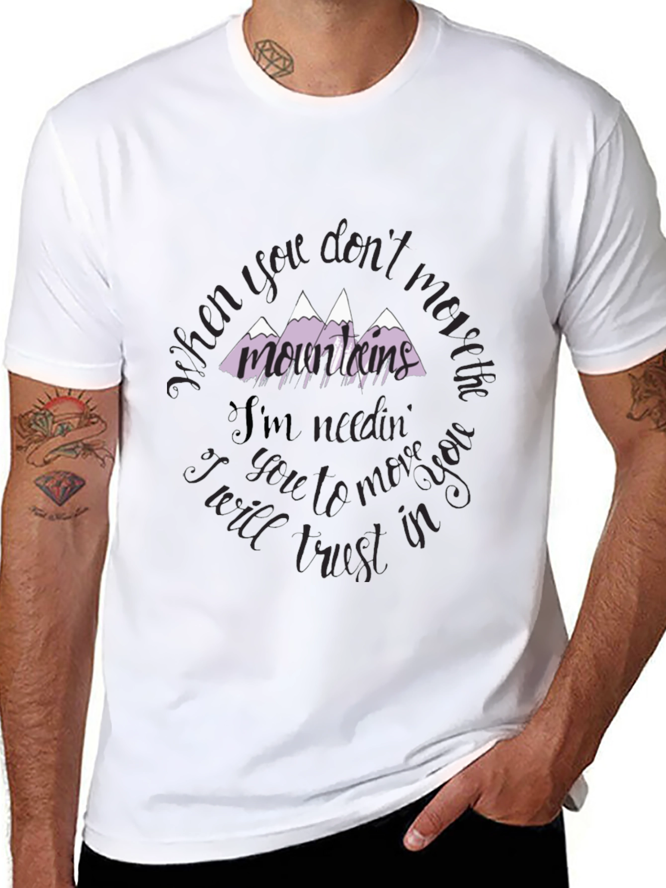Mountains Graphic Tee - Trust in You T-Shirt