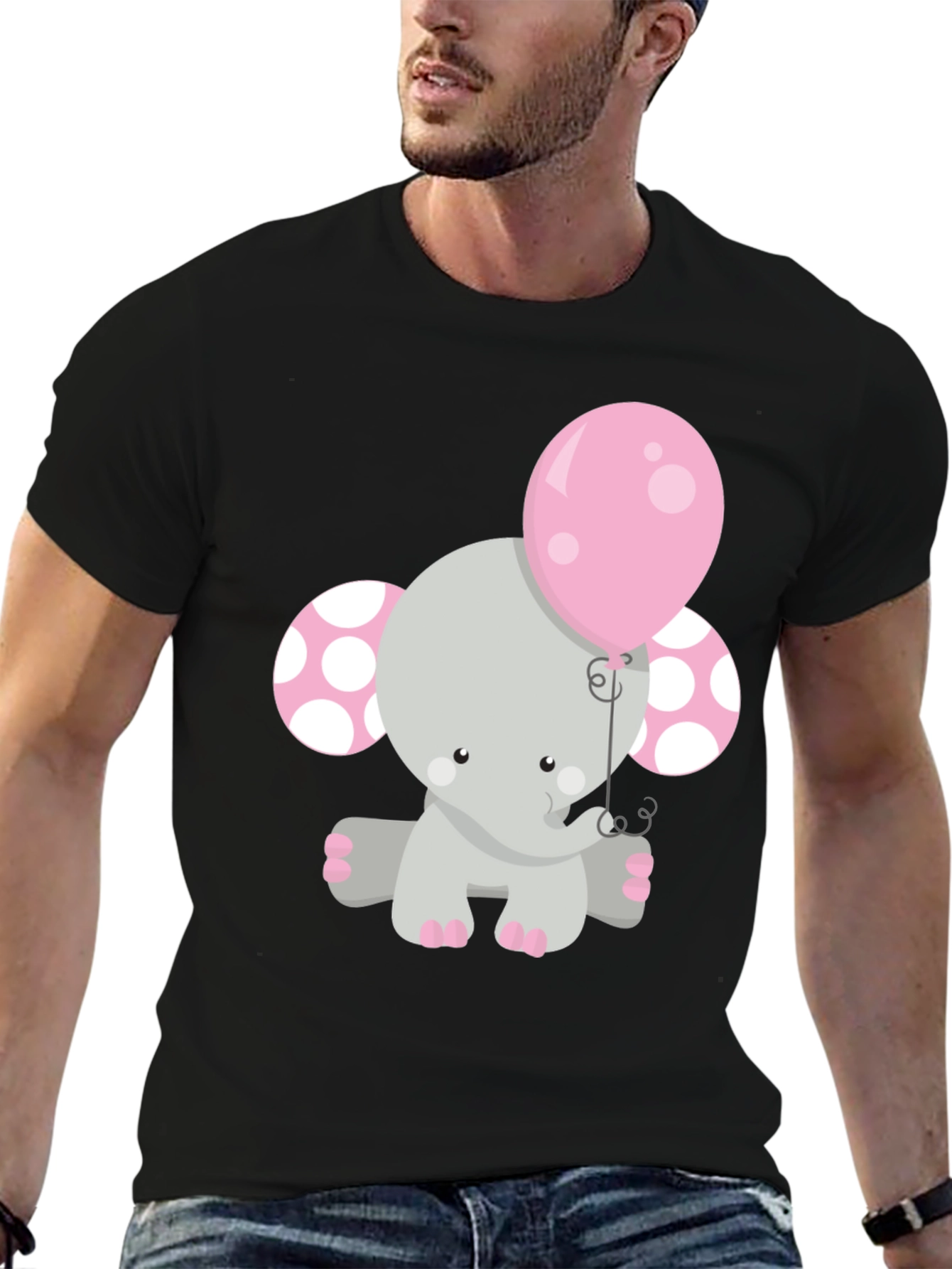 Elephant Balloon Graphic Tee