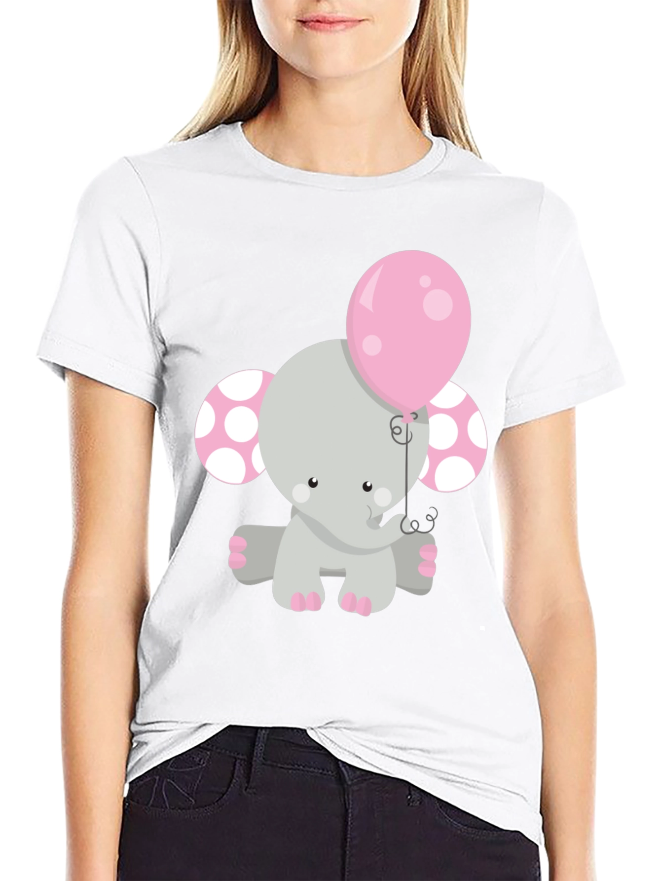 Elephant Balloon Graphic Tee