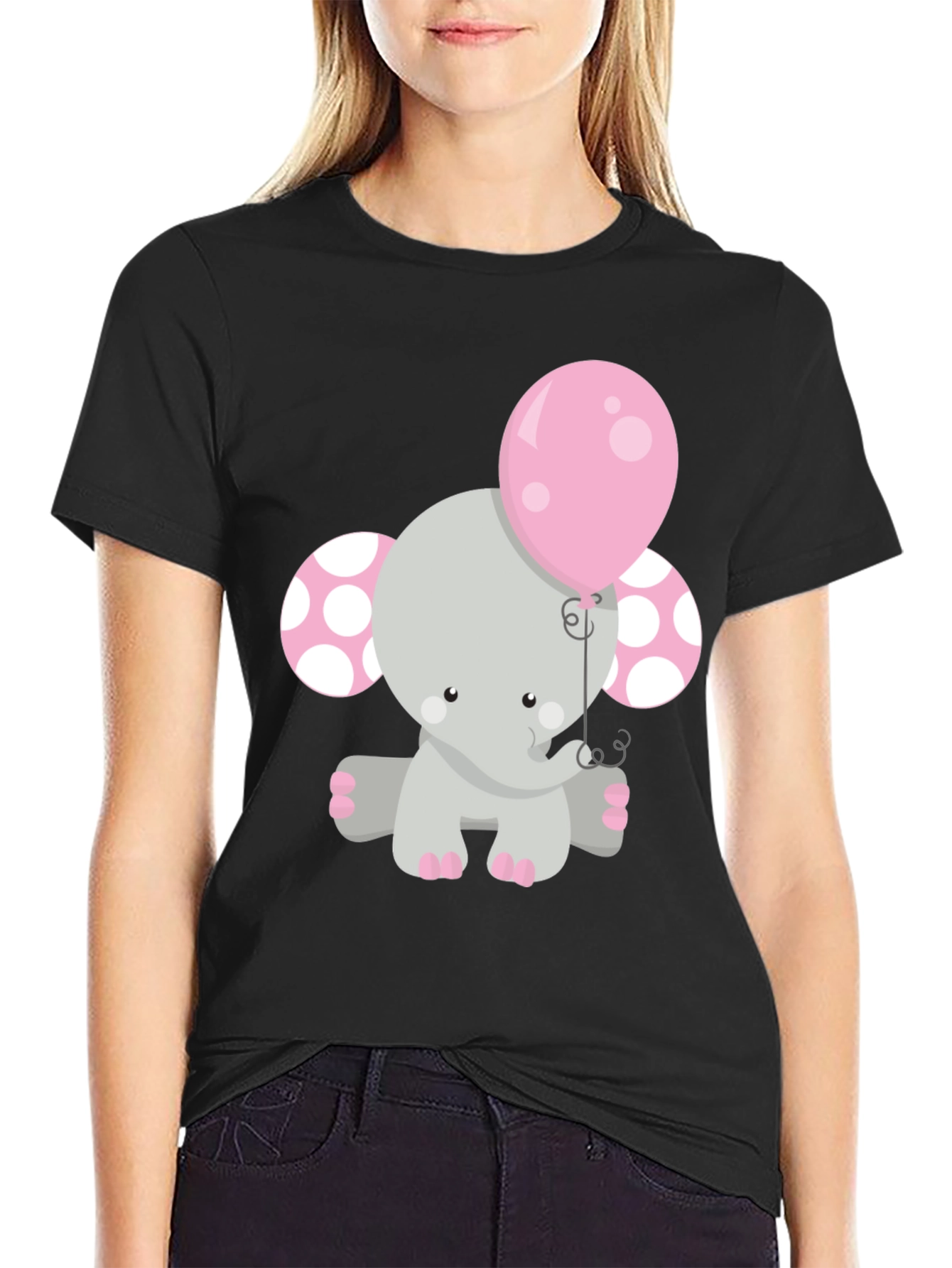 Elephant Balloon Graphic Tee