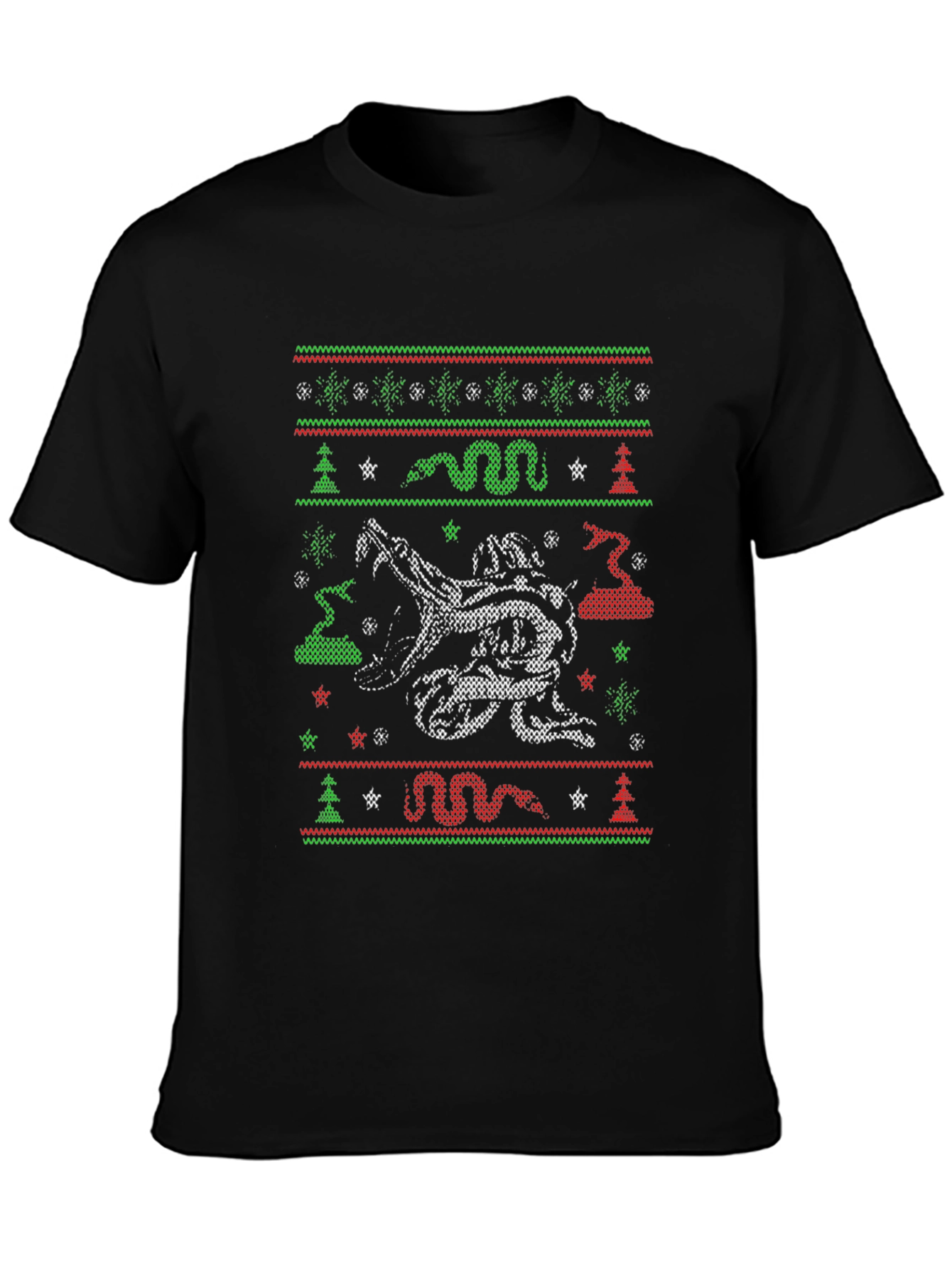 Snake Christmas Ugly Sweater T-Shirt