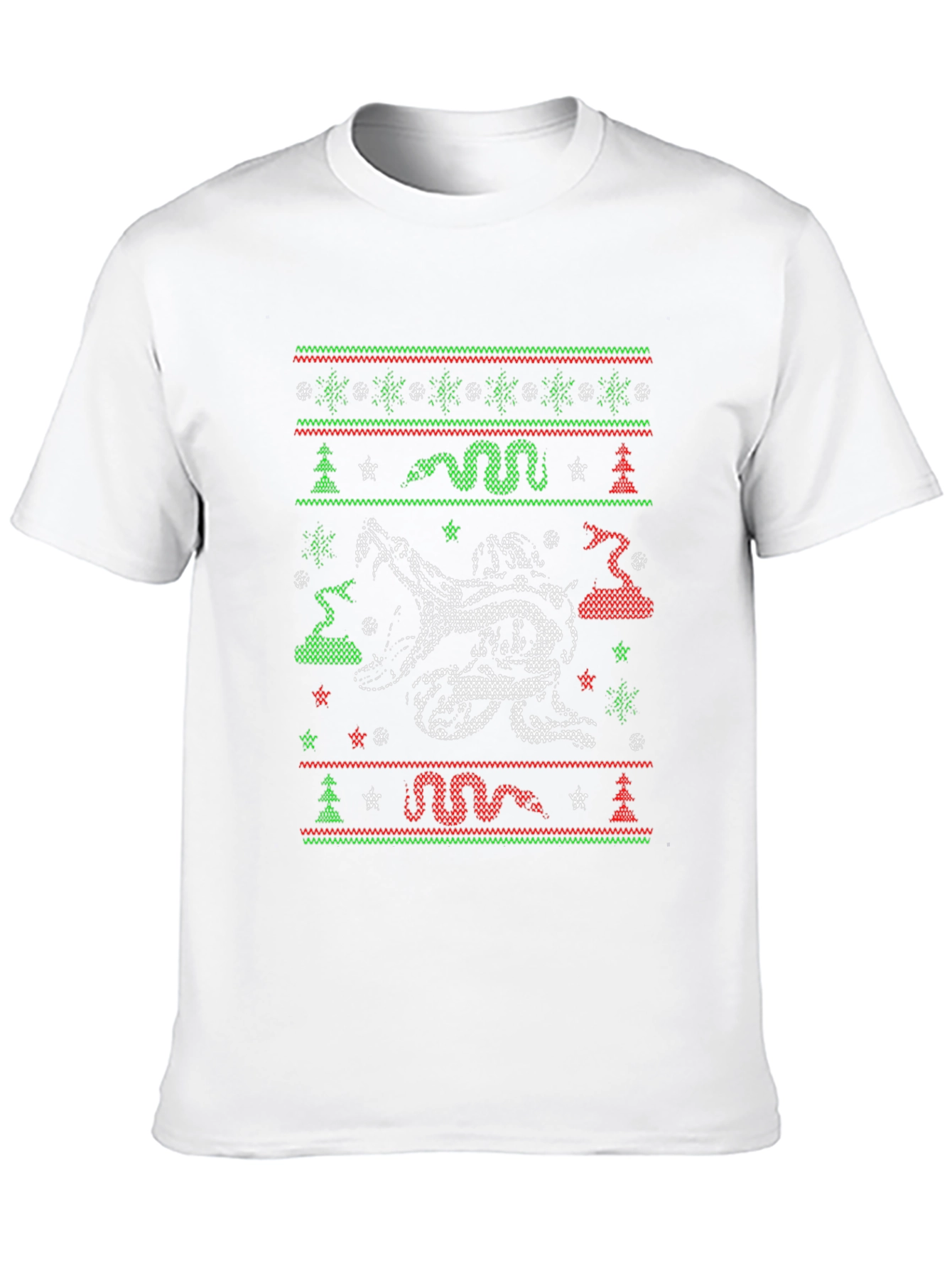 Snake Christmas Ugly Sweater T-Shirt